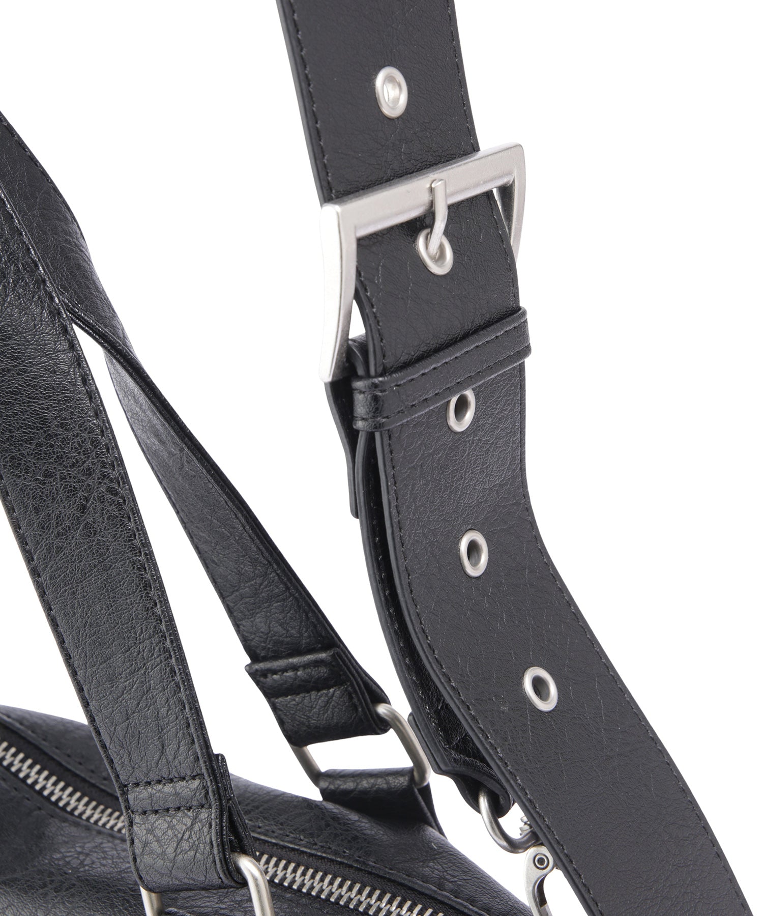 ベルトディティールワンハンドルショルダーバッグ