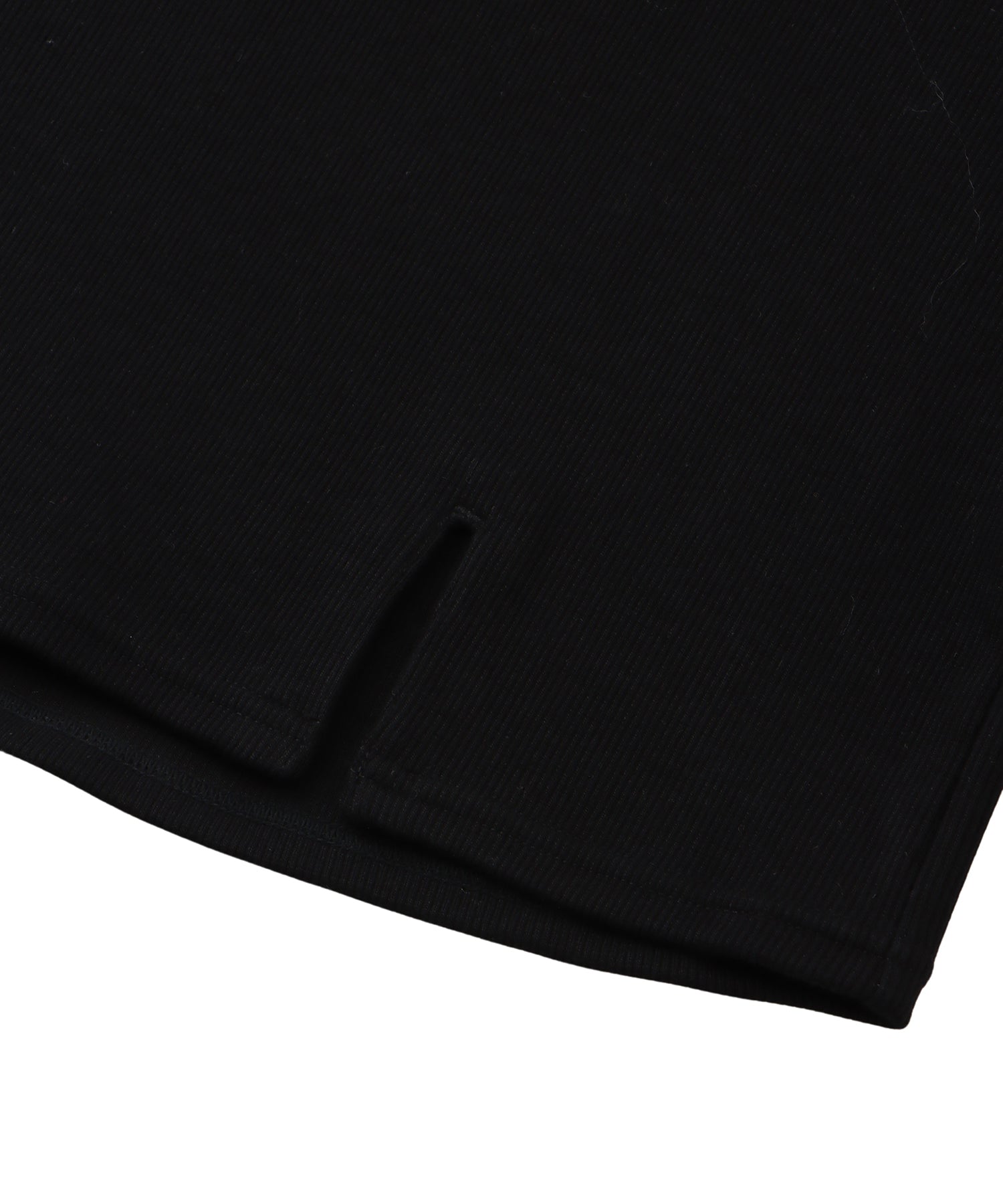 フーデッドリブミニドレス