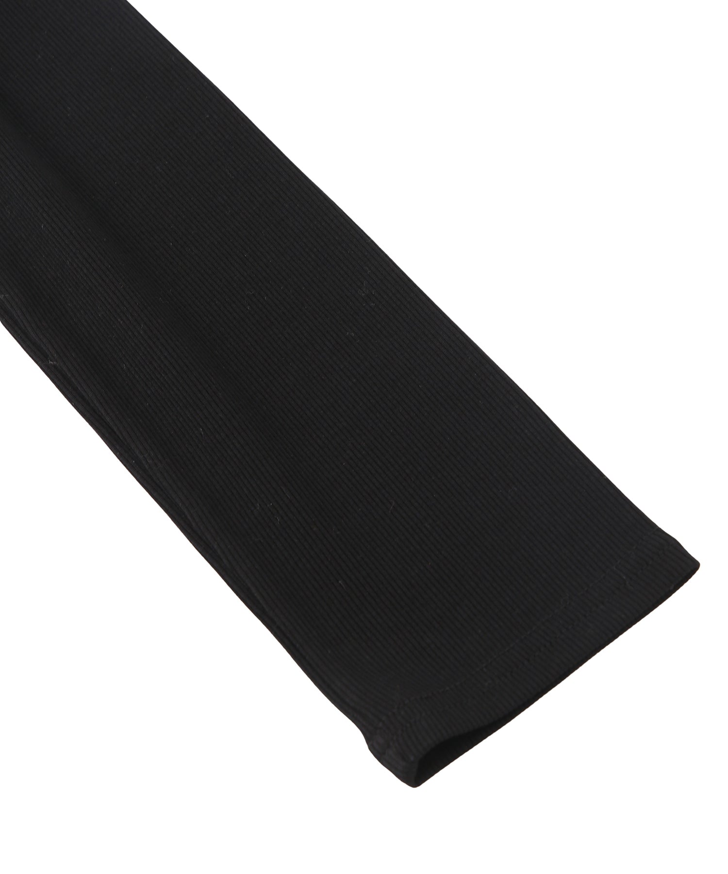 ワンショルダーカットリブロンT