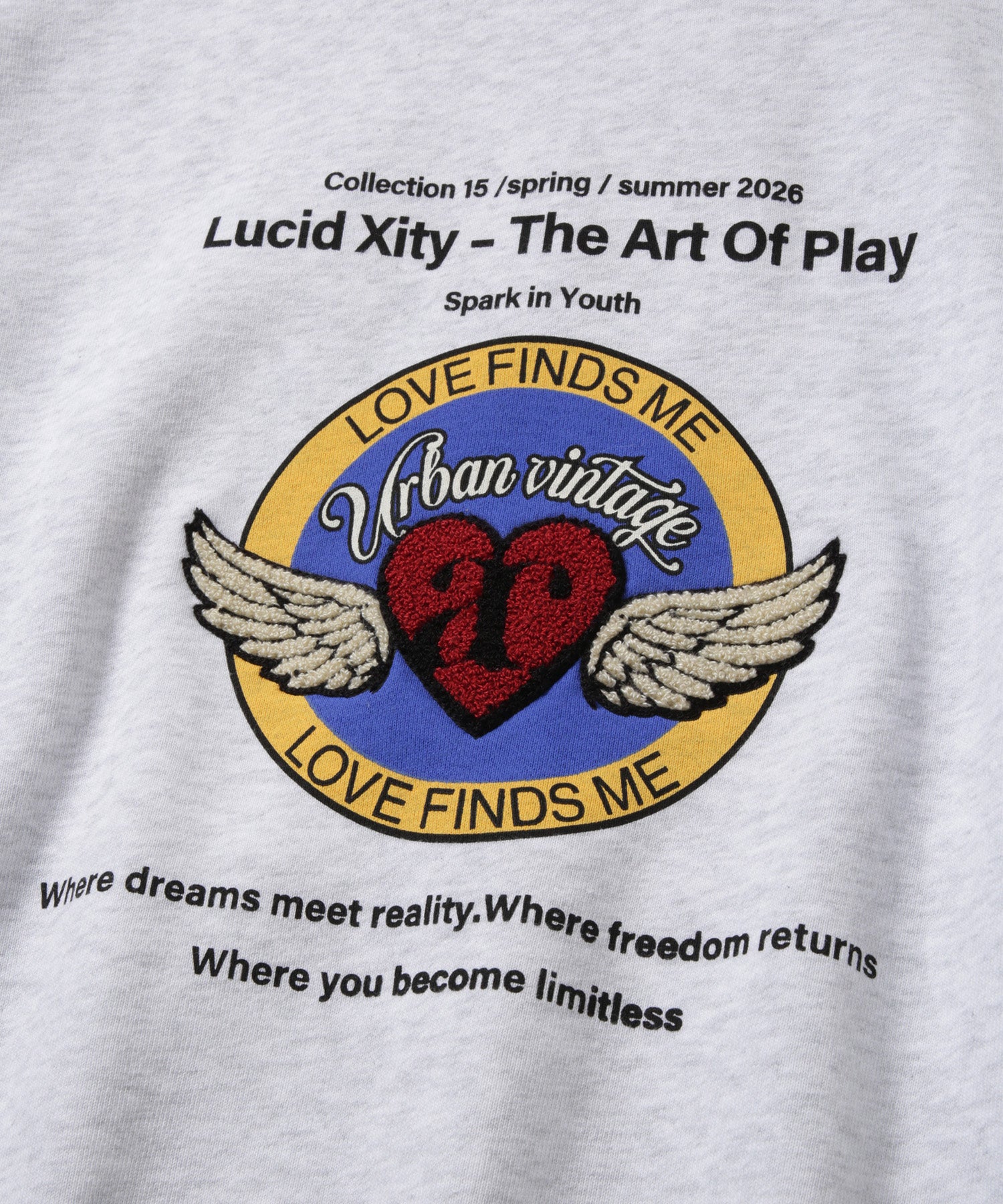 Angel Heart Logo Zip Hoodie