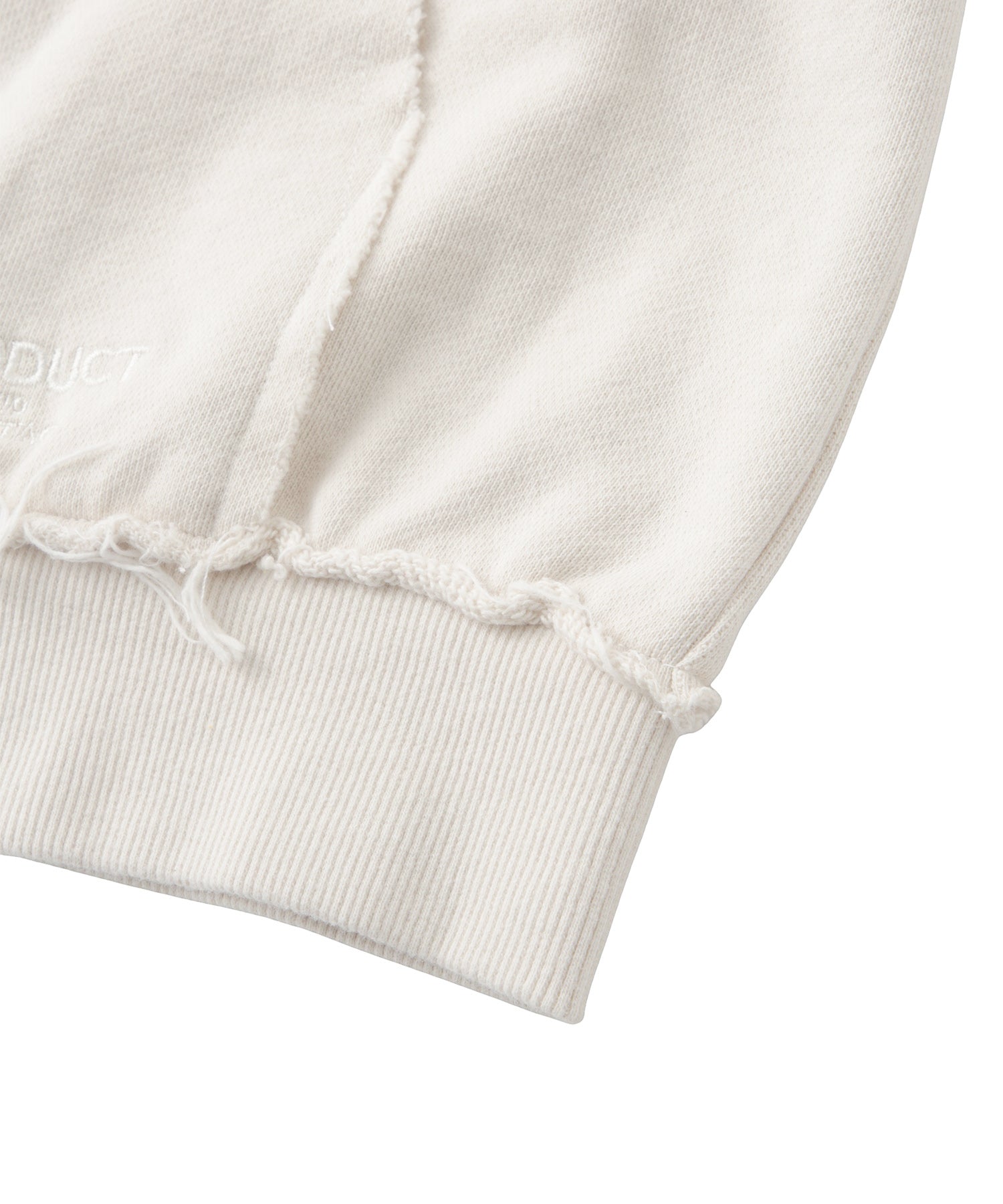 オフショルジップアップスウェット