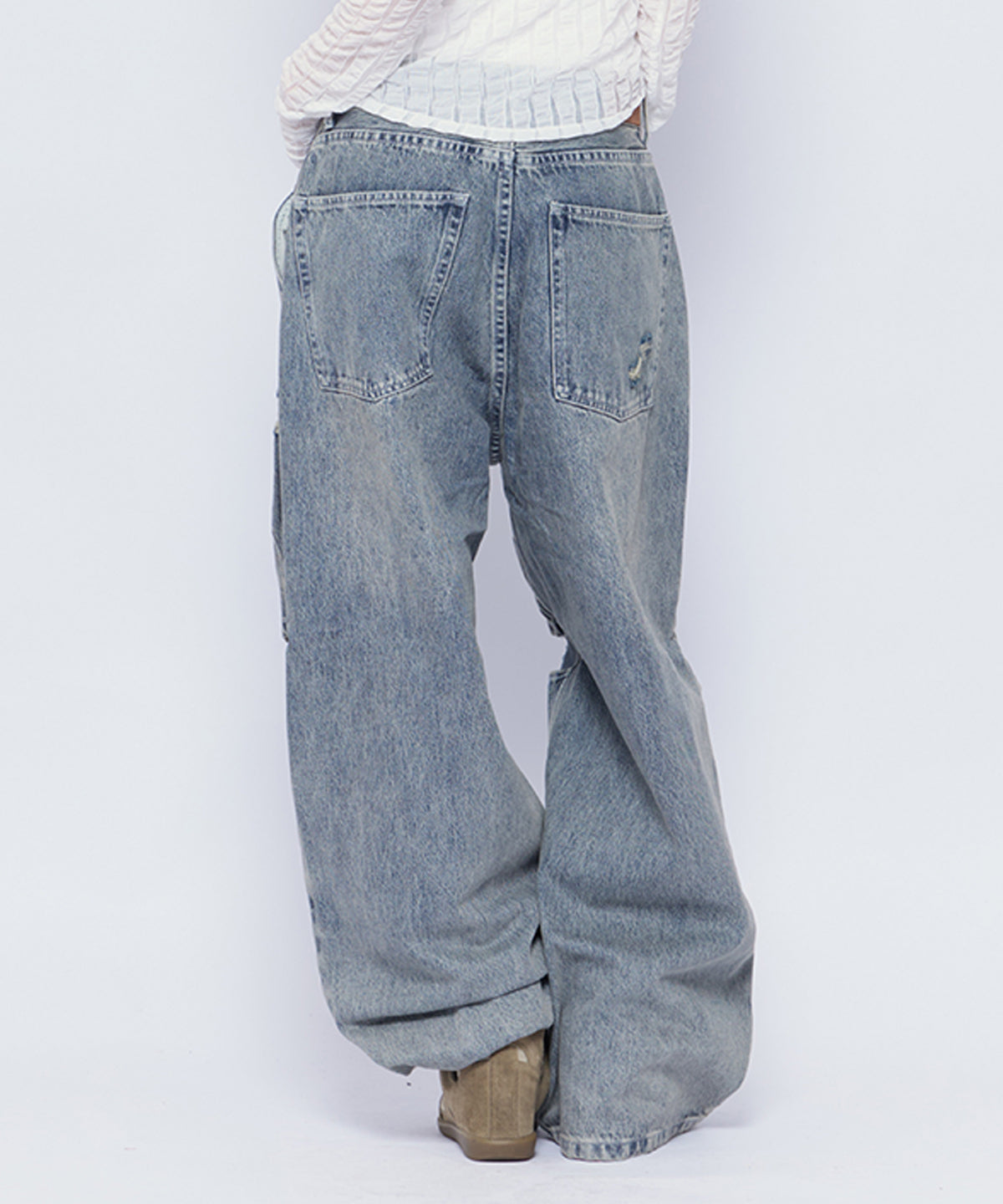 MODEL:160cm/COLOR:BLU/SIZE:S