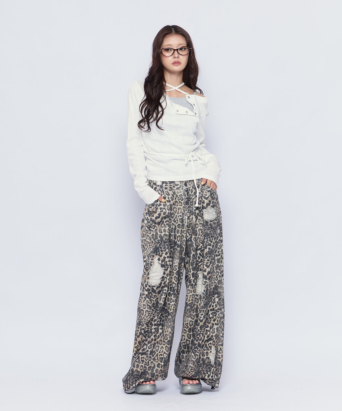 MODEL:160cm/COLOR:WHT/SIZE:F