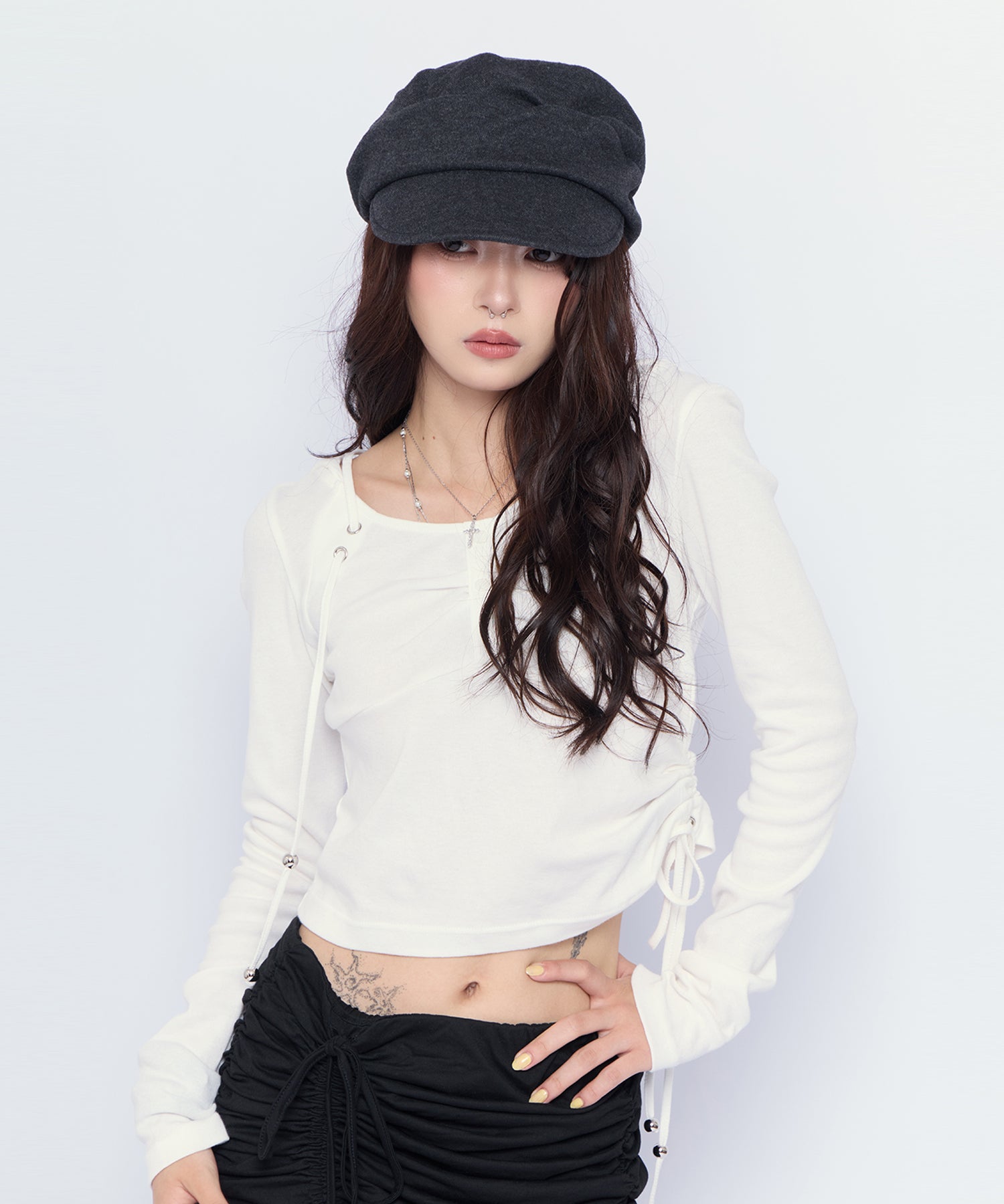 MODEL:160cm/COLOR:WHT/SIZE:F