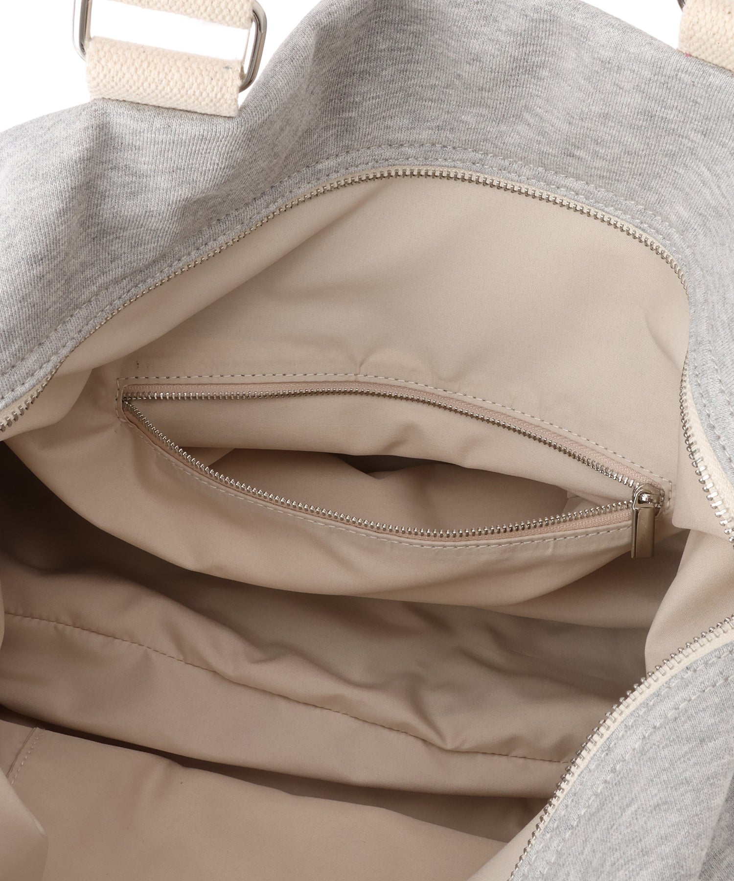 Leather Patch Sweat Bag