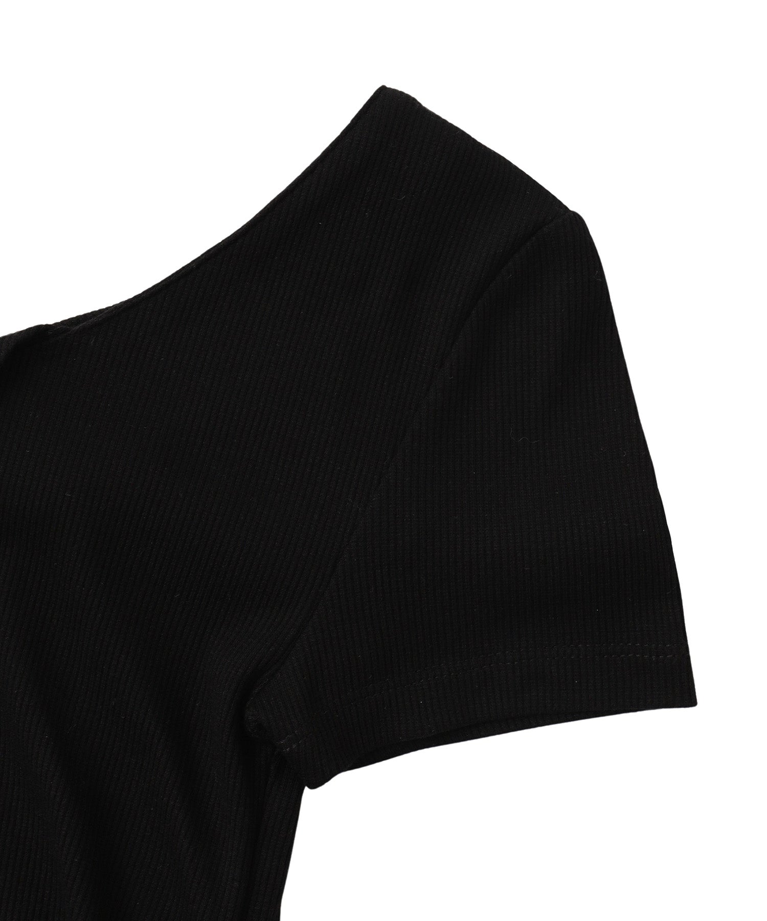 ワンショルダーリボントップス