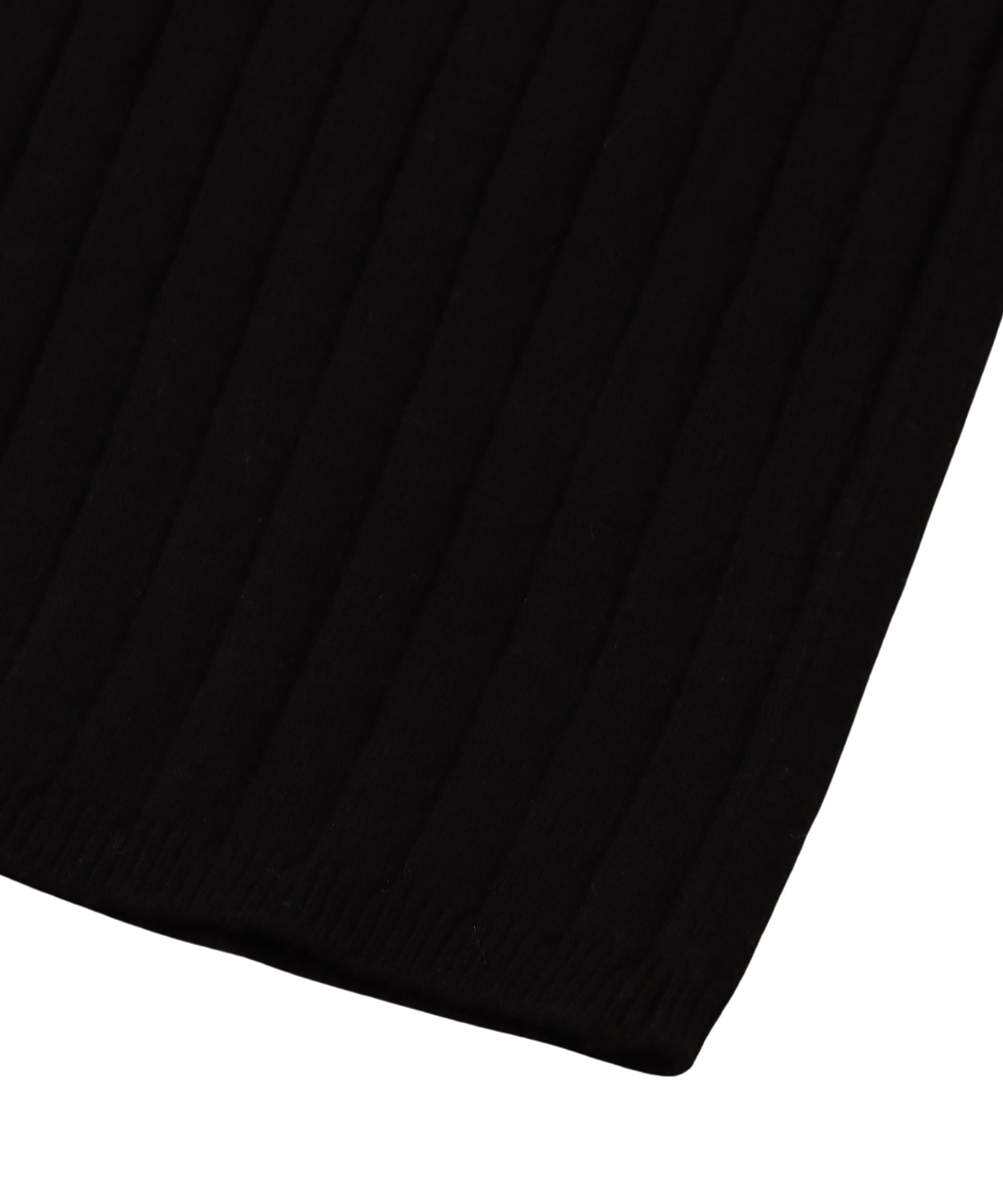 ハイネックリブニットタンク