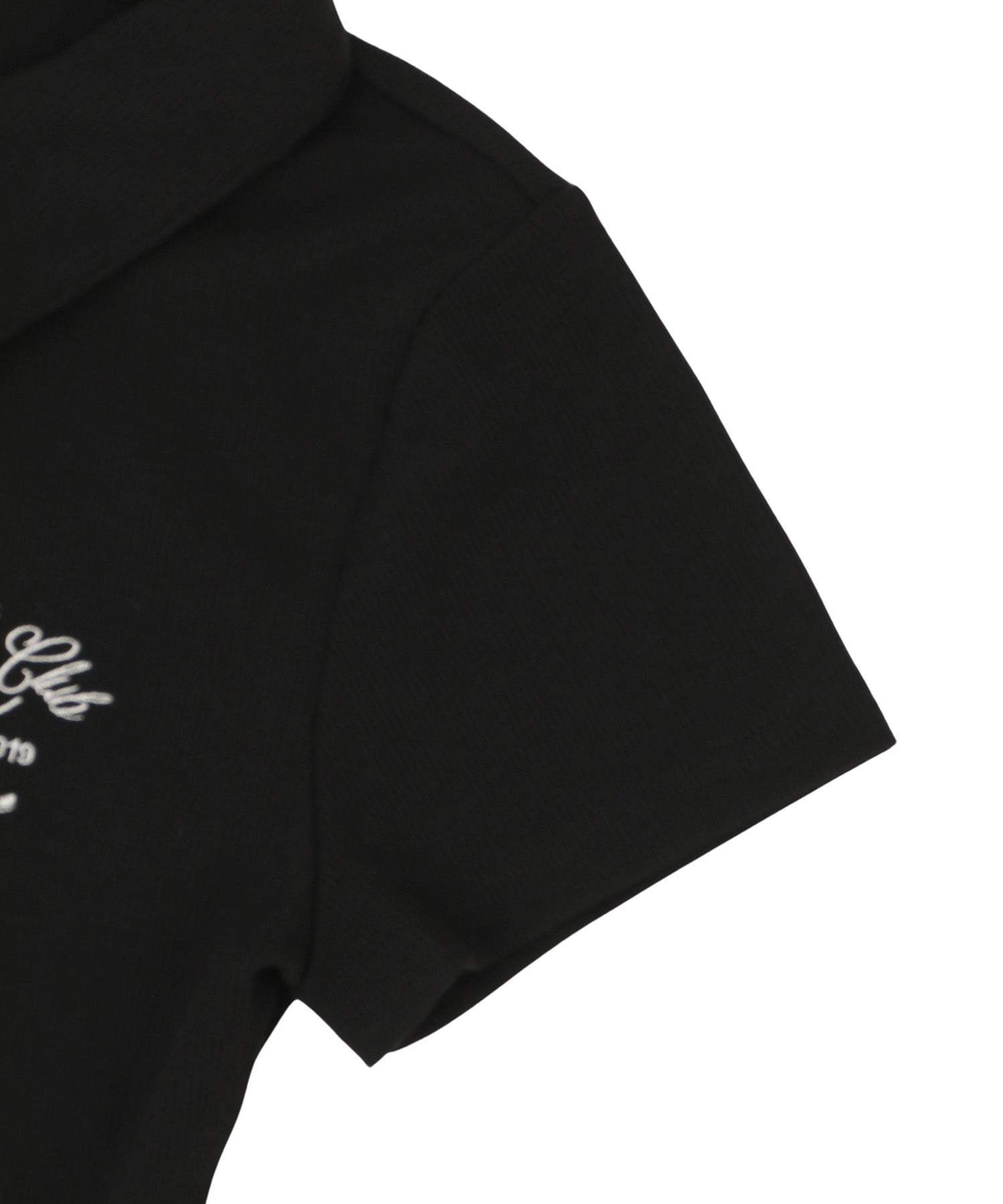 エンブロイダリーポロリブミニドレス