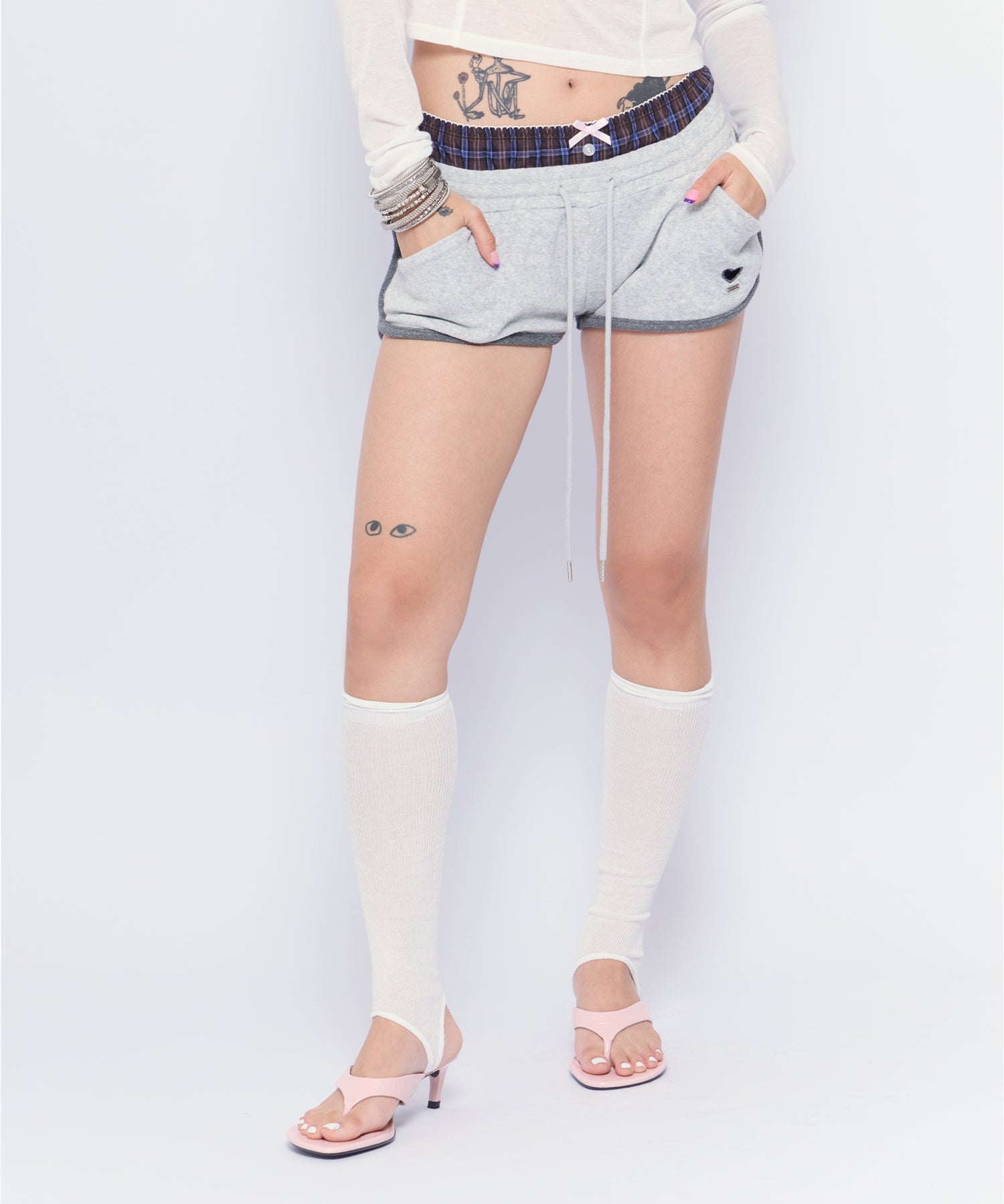 MODEL:168cm/COLOR:GRY/SIZE:F