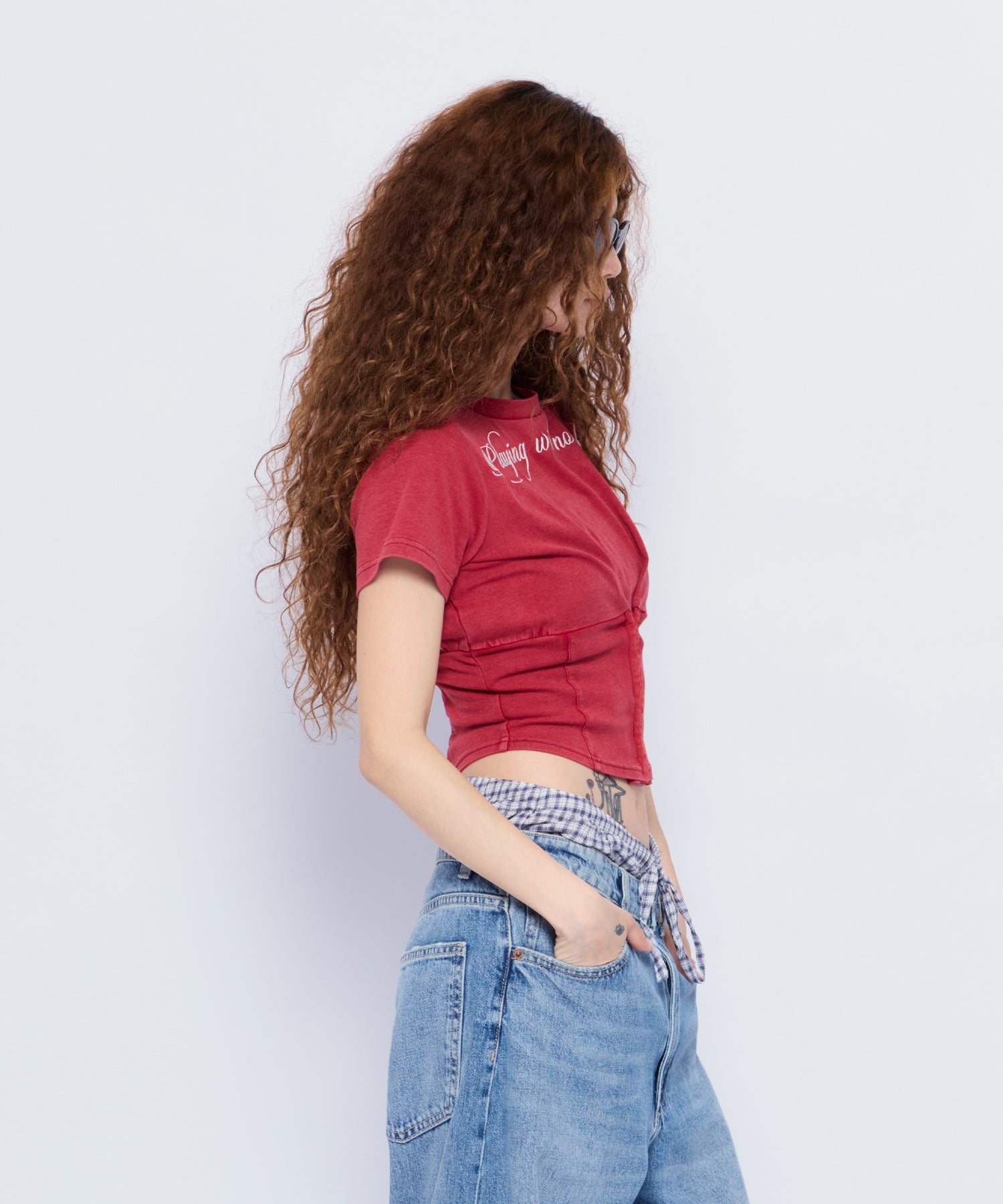 MODEL:168cm/COLOR:RED/SIZE:F