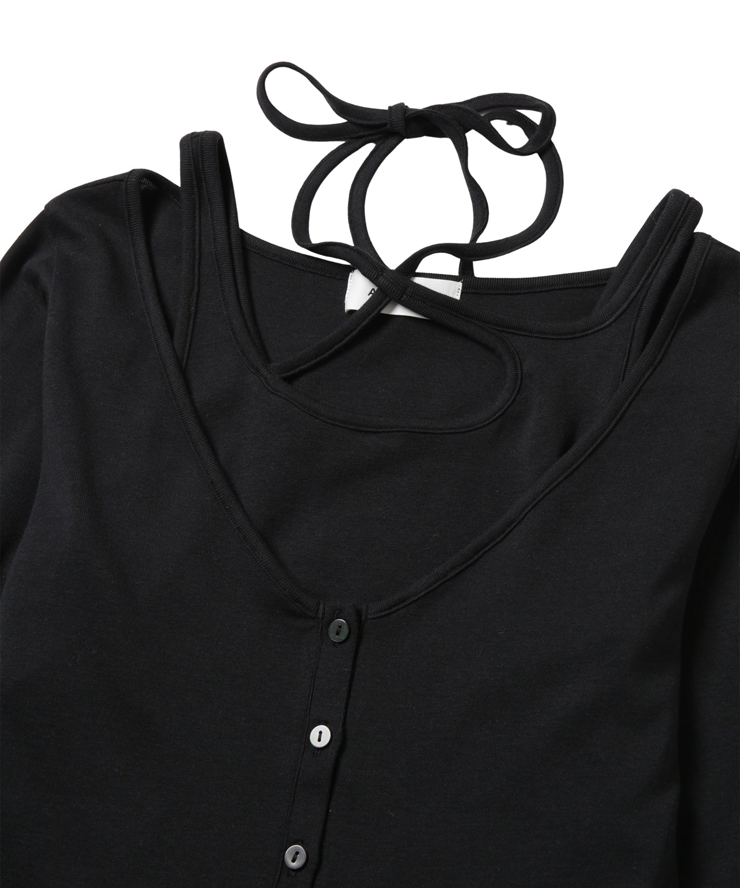 Halter Inner Cardigan Set