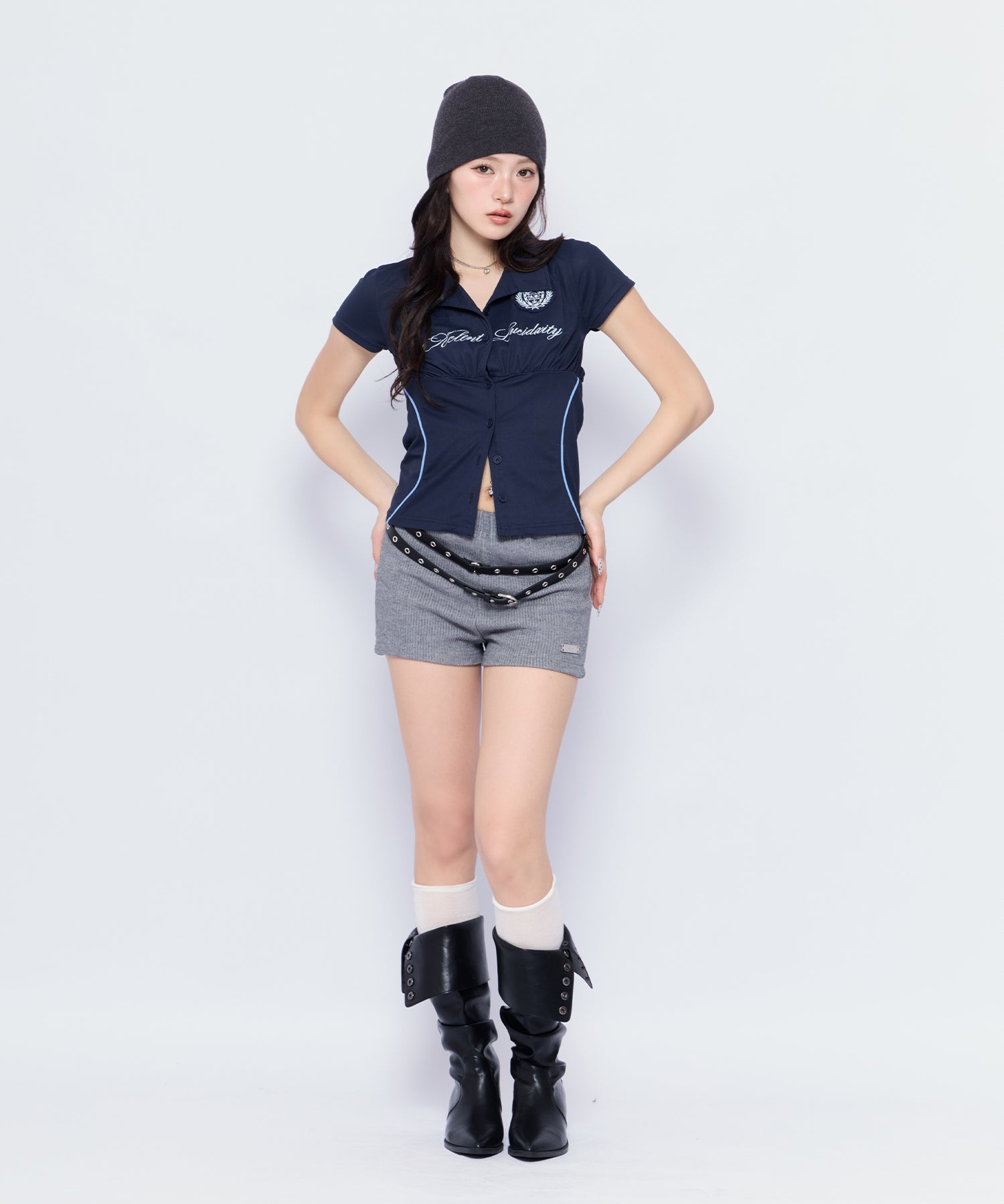 MODEL:170cm/COLOR:NVY/SIZE:F