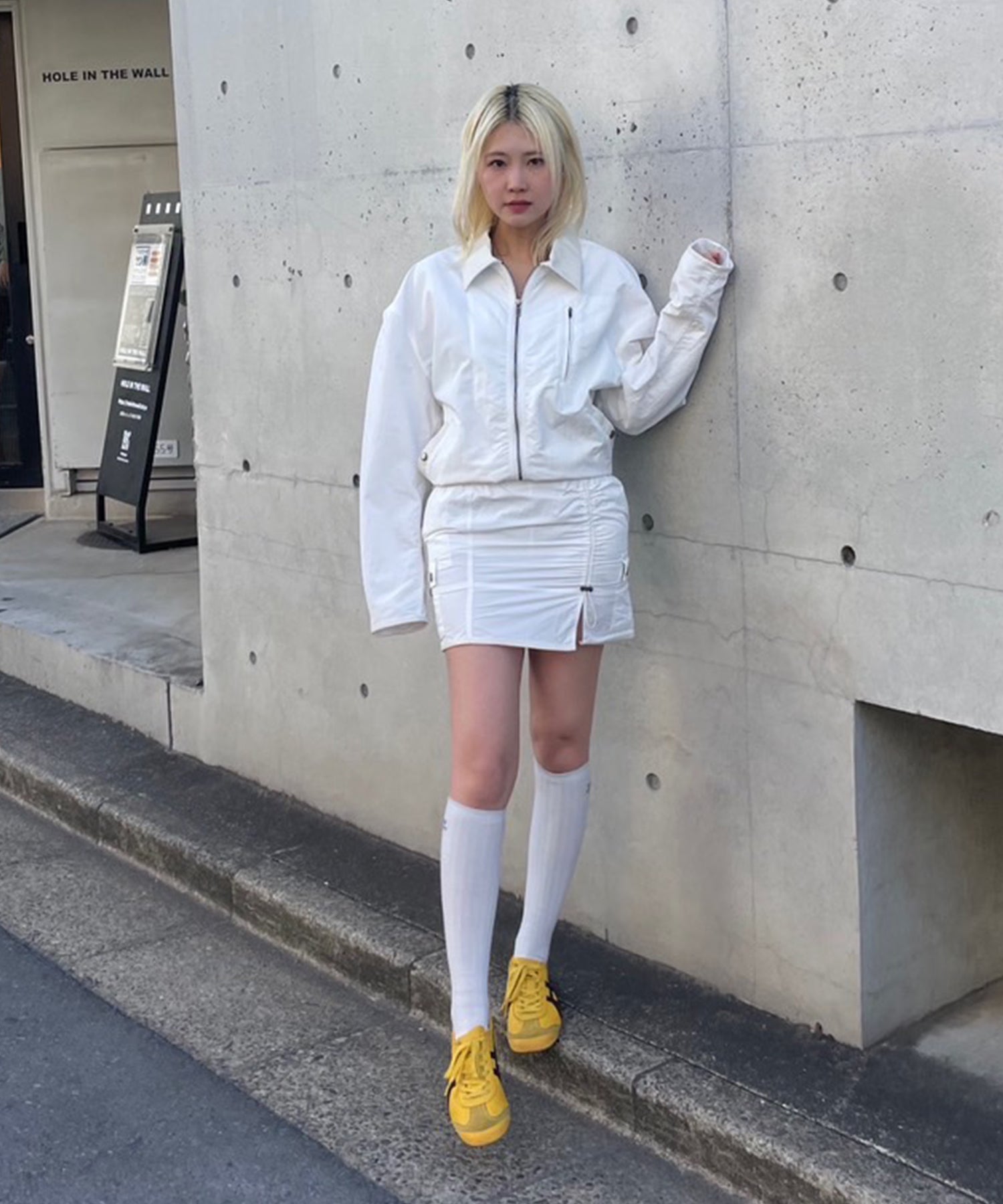 STAFF:162cm/COLOR:WHITE/SIZE:F