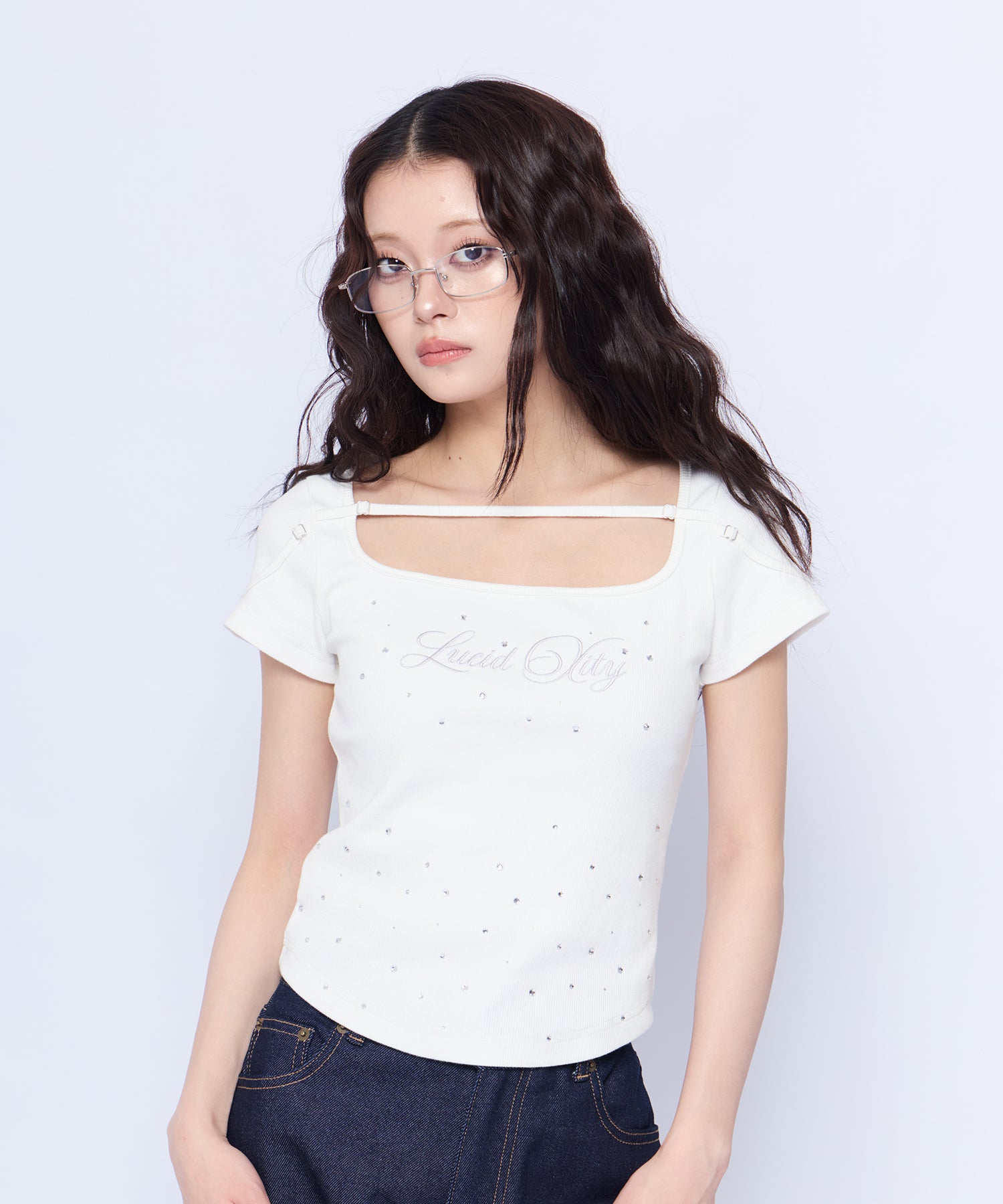 MODEL:160cm/COLOR:WHT/SIZE:F