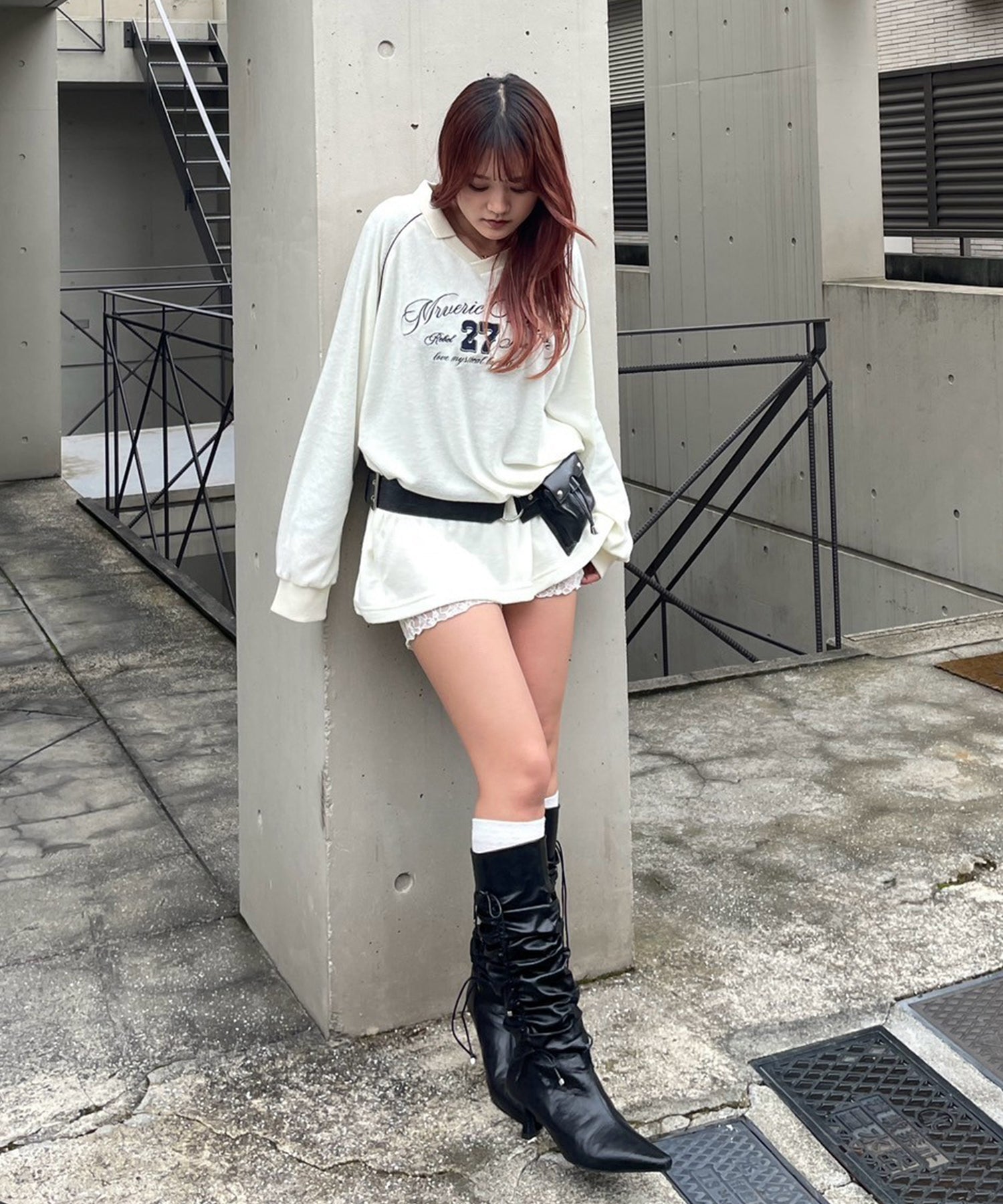 STAFF:153m/COLOR:BLACK/SIZE:M