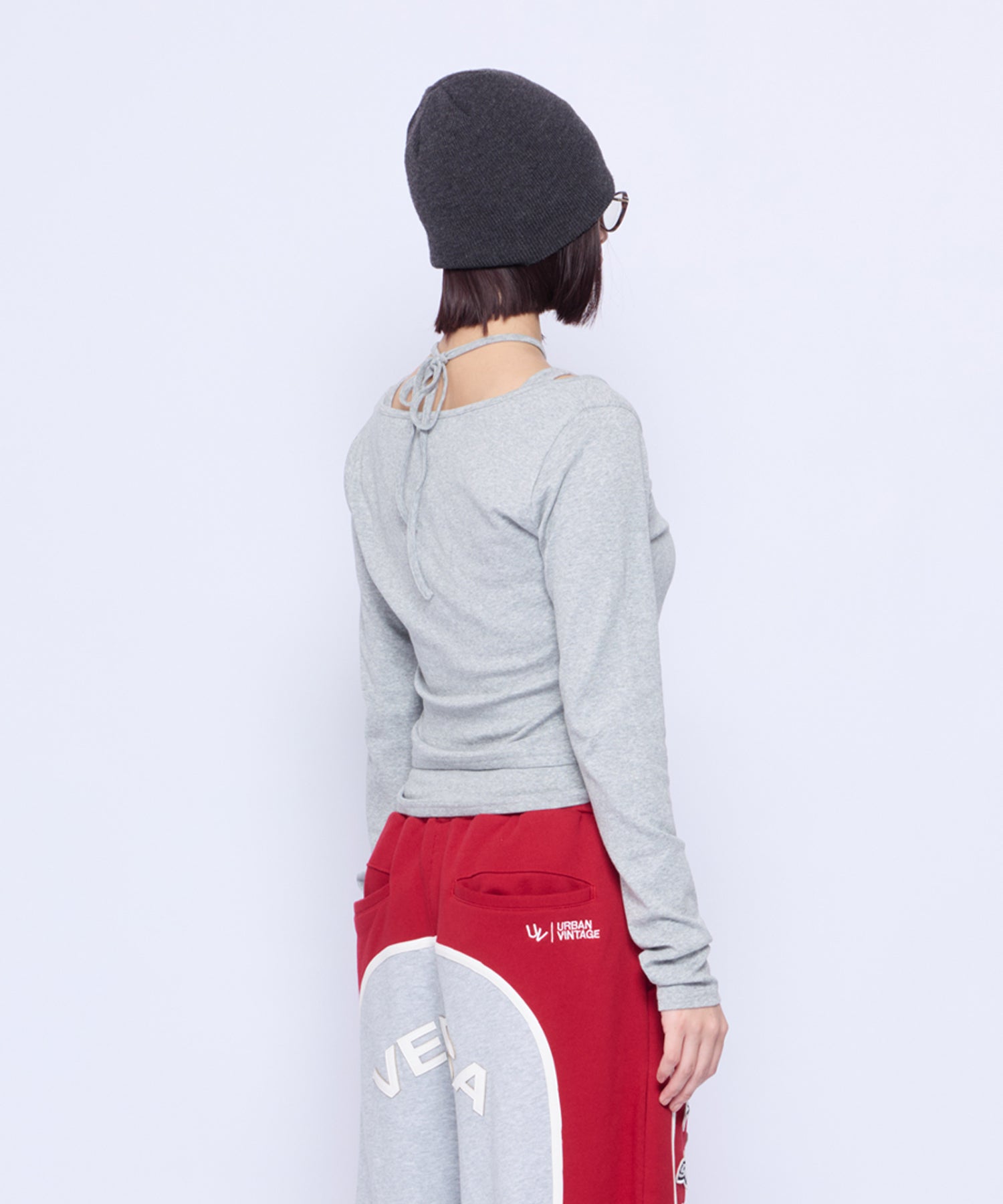 MODEL:165cm/COLOR:GRY/SIZE:F