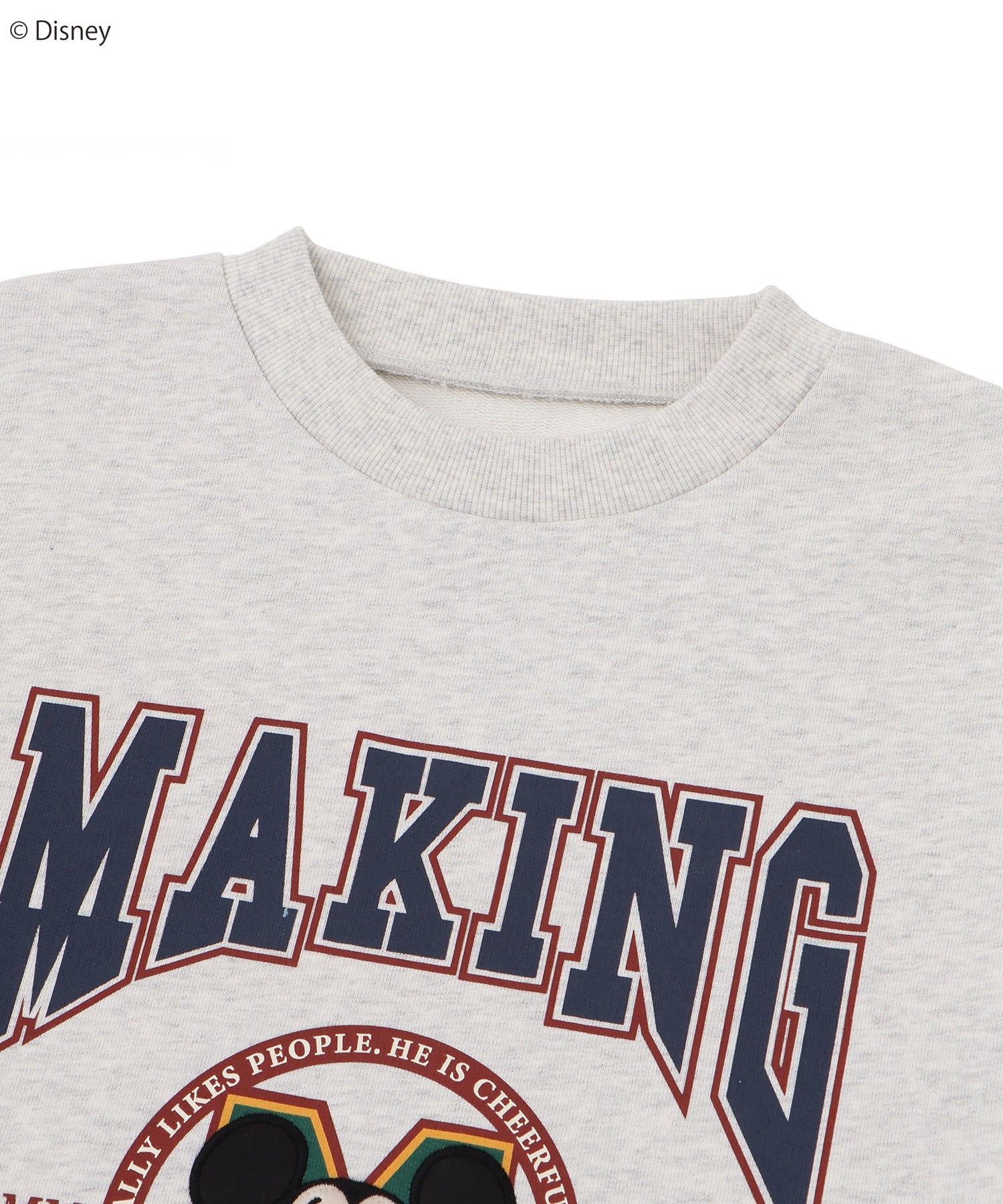 <Mickey Mouse>オーバースウェットシャツ