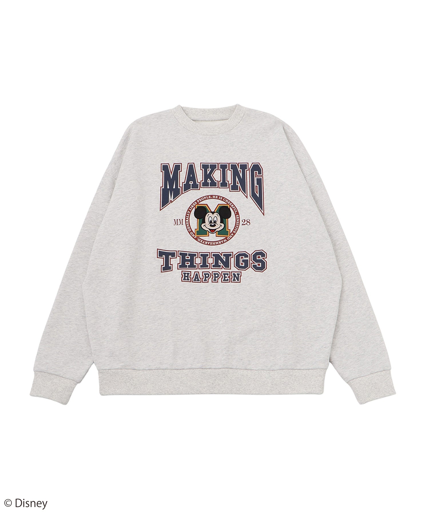 <Mickey Mouse>オーバースウェットシャツ