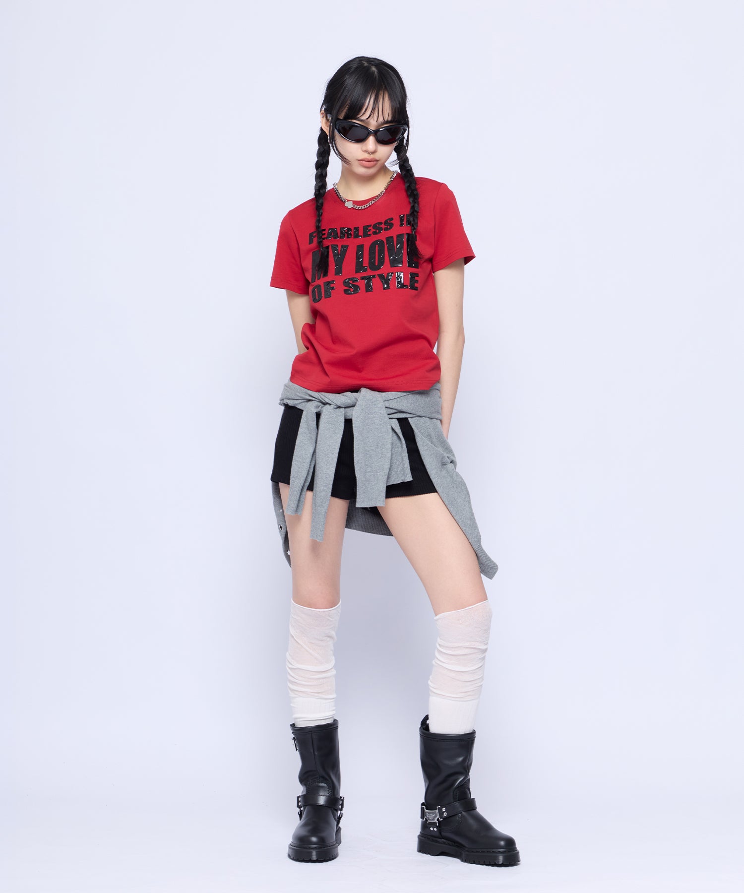 MODEL:172cm/COLOR:RED/SIZE:F