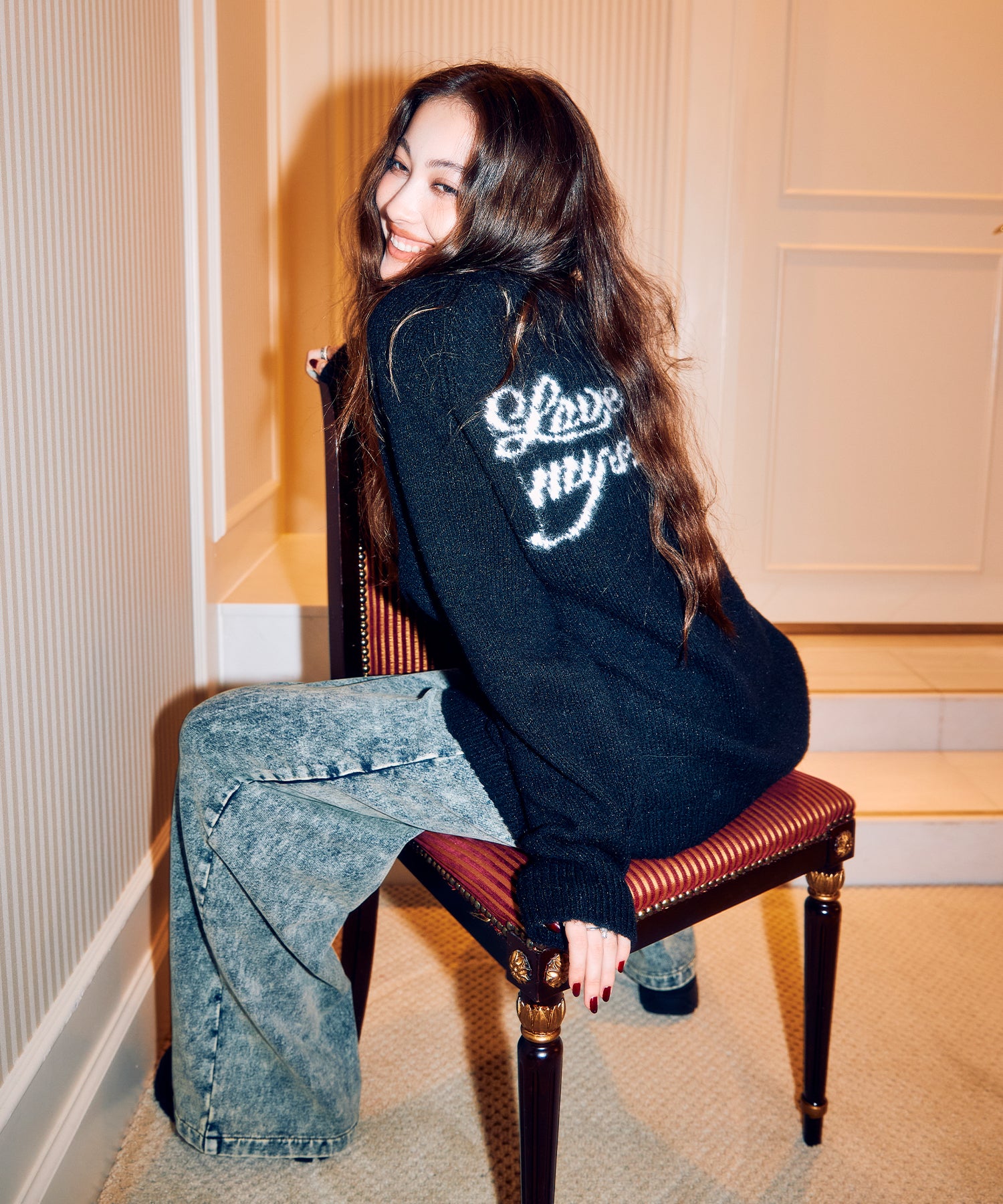 MODEL:163cm/COLOR:BLACK/SIZE:F