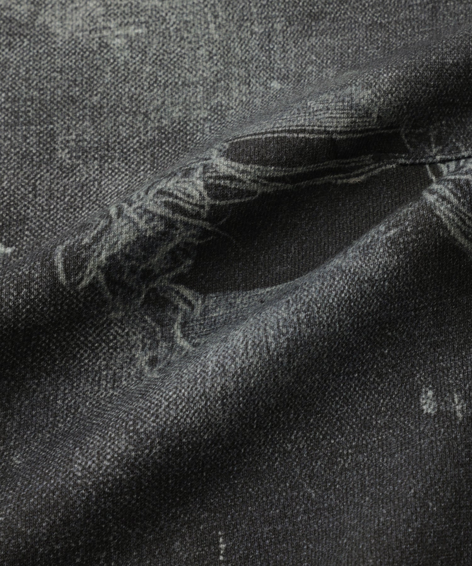 Printed Sweatpants – Double Knee Denim Rhinestone