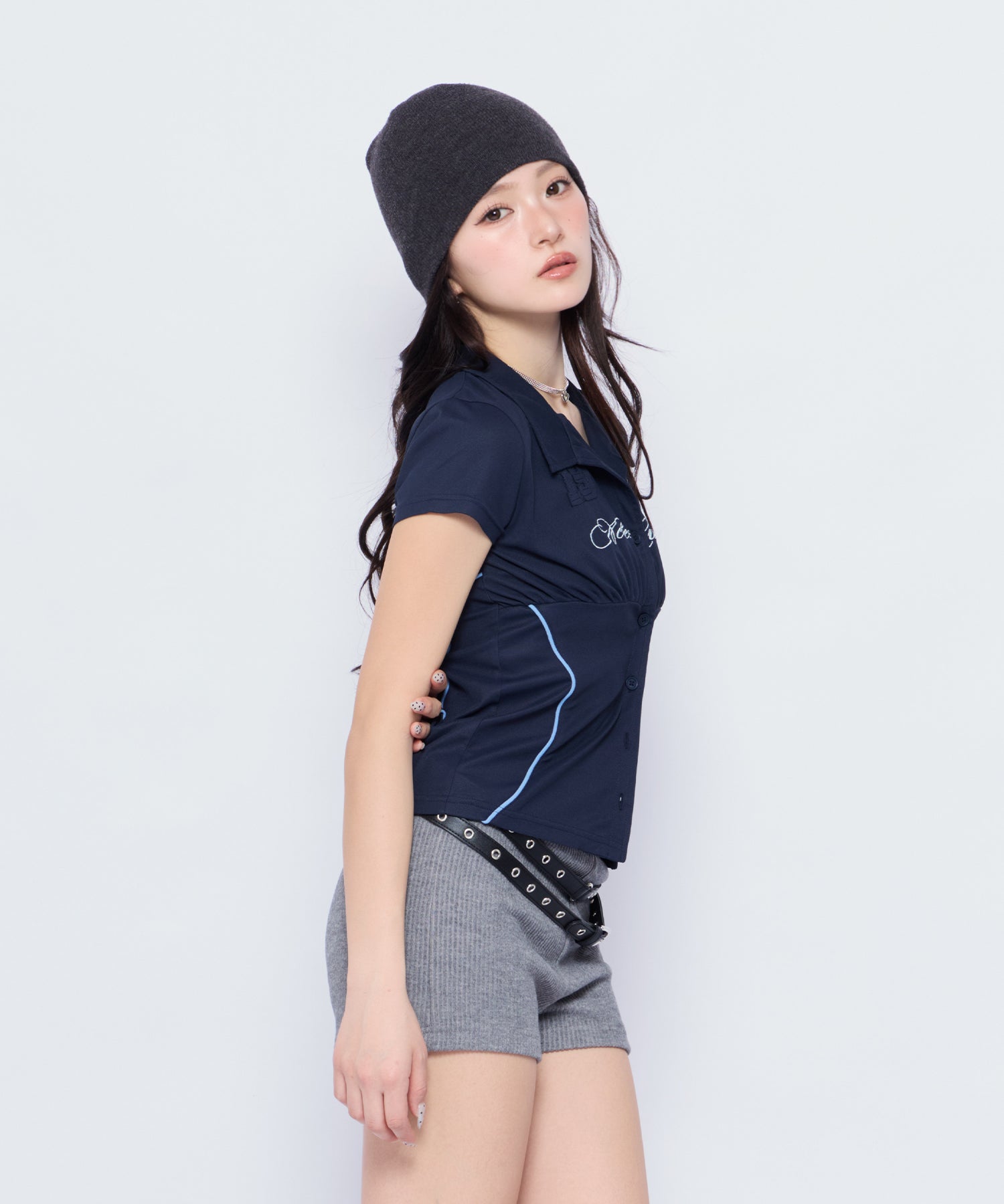 MODEL:170cm/COLOR:NVY/SIZE:F
