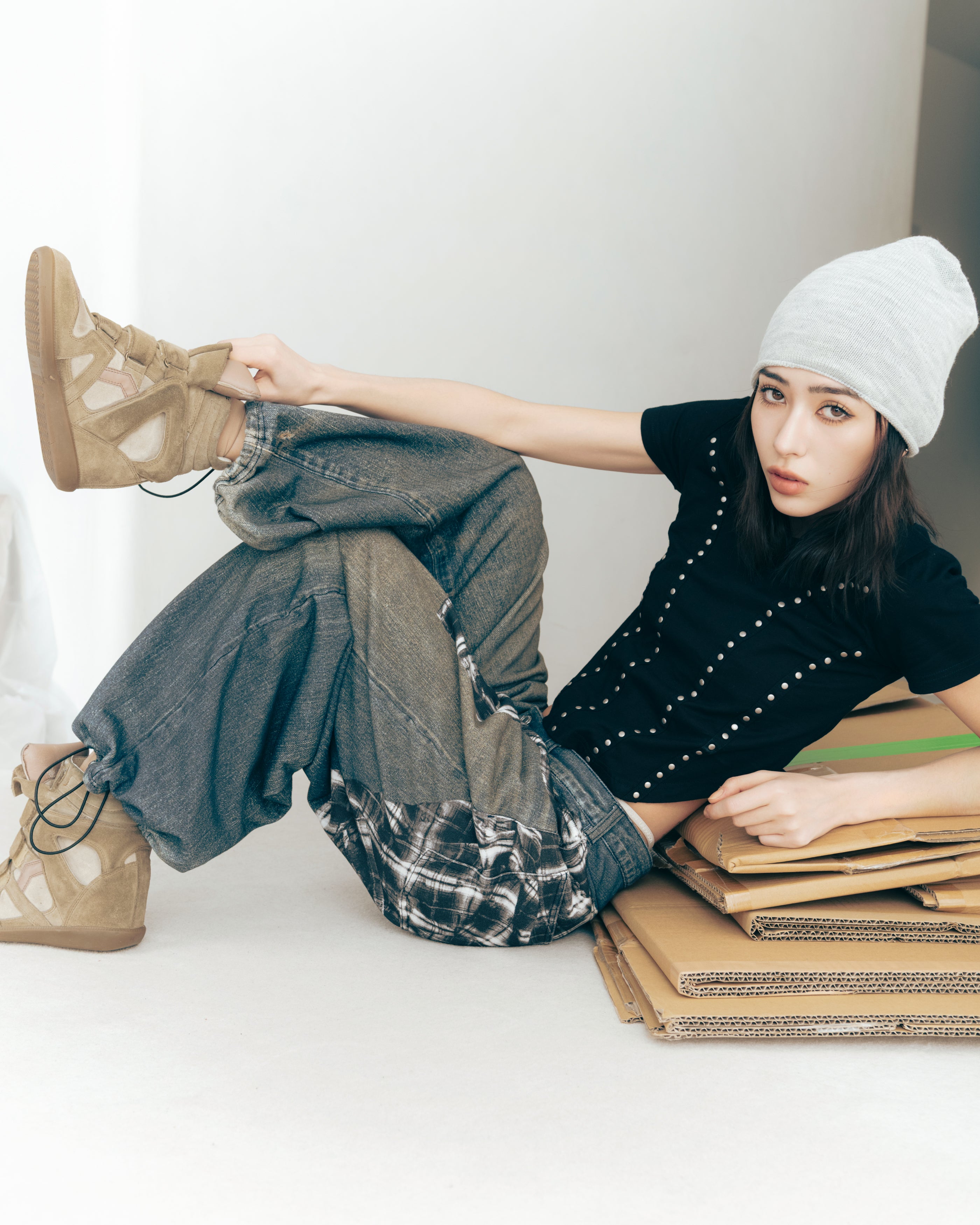 MODEL:169cm/COLOR:BLK/SIZE:F