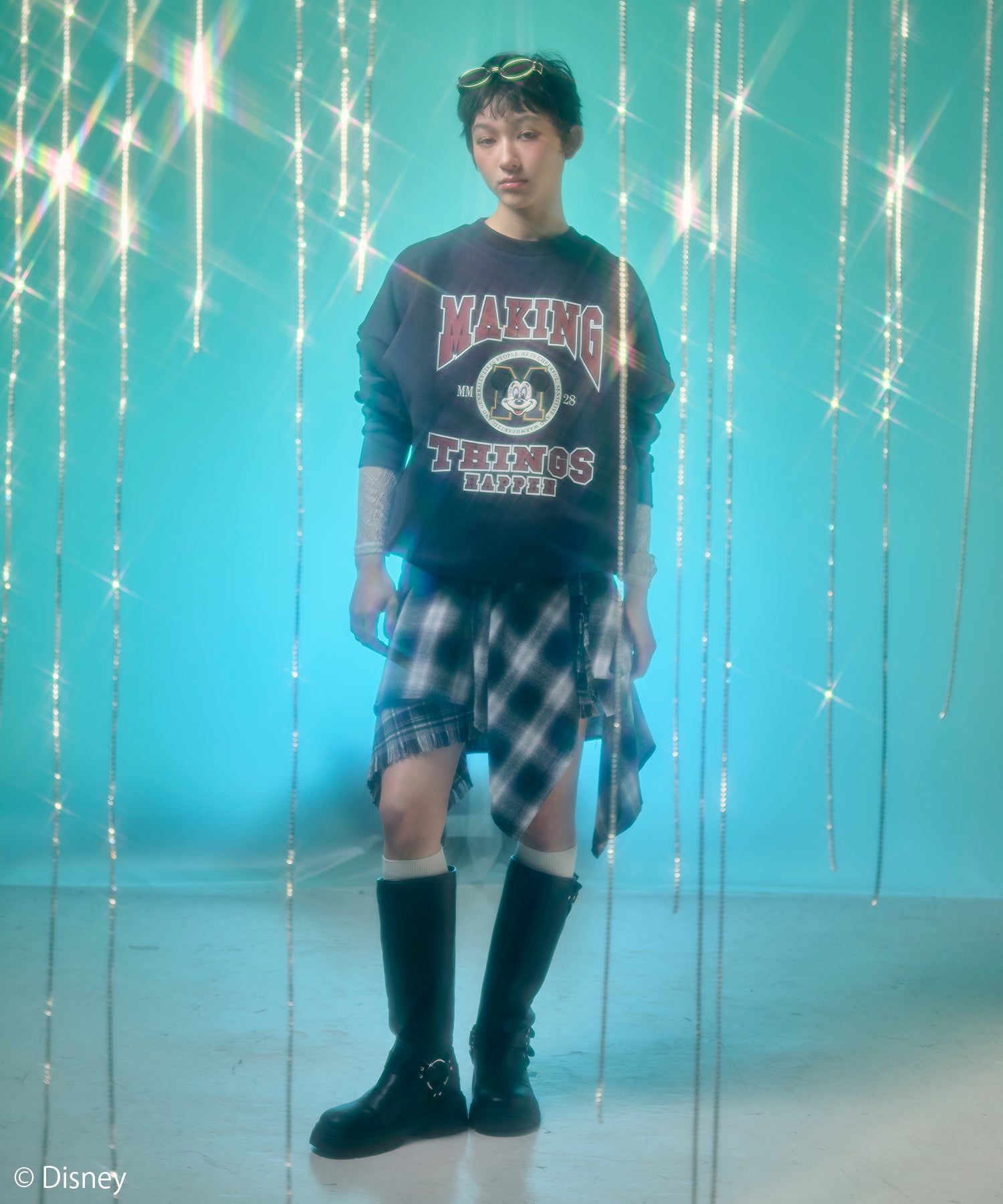 MODEL:166cm/COLOR:DARK GRAY/SIZE:F