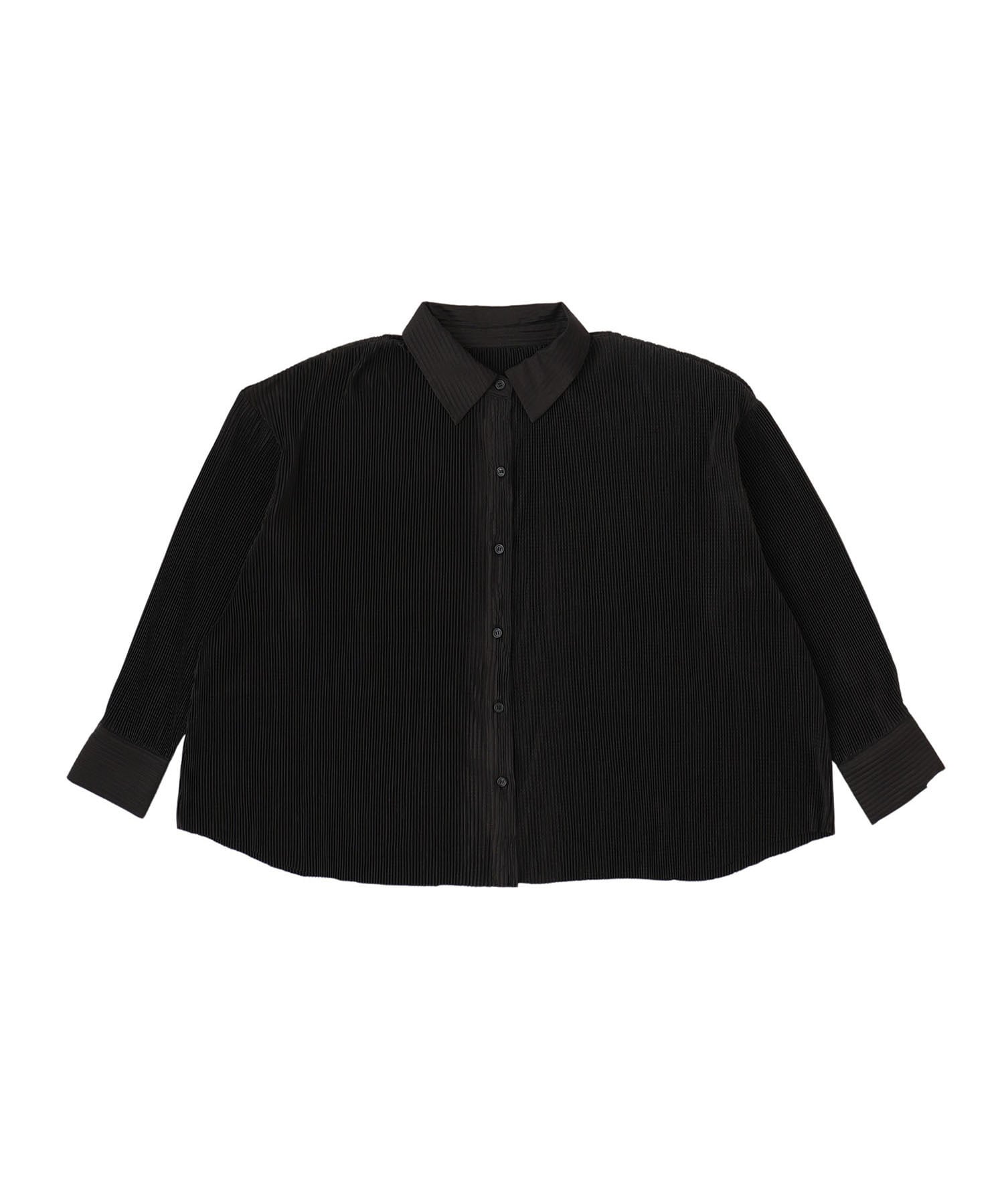 リラクシープリーツシャツ