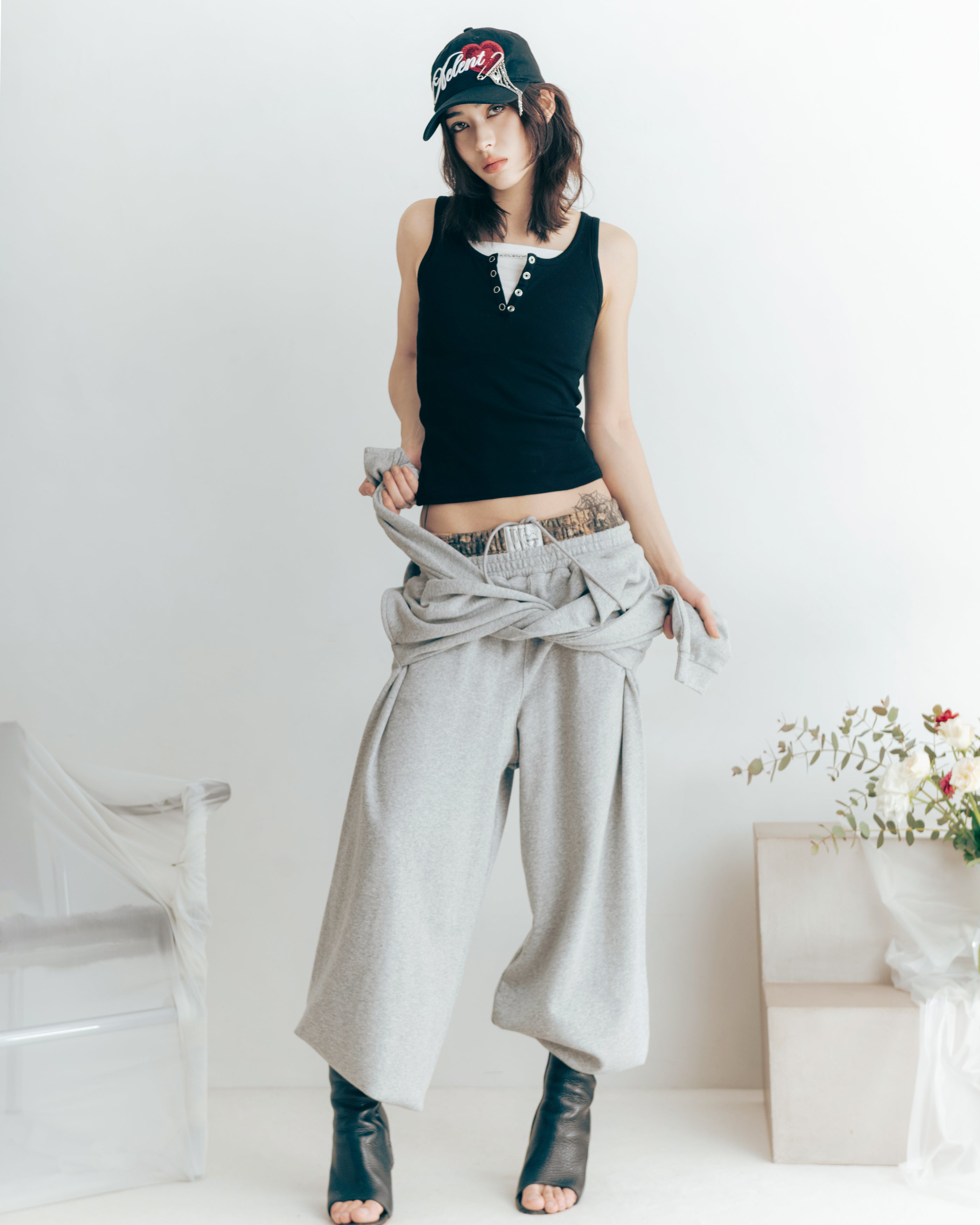 Heart Charm Logo Cap