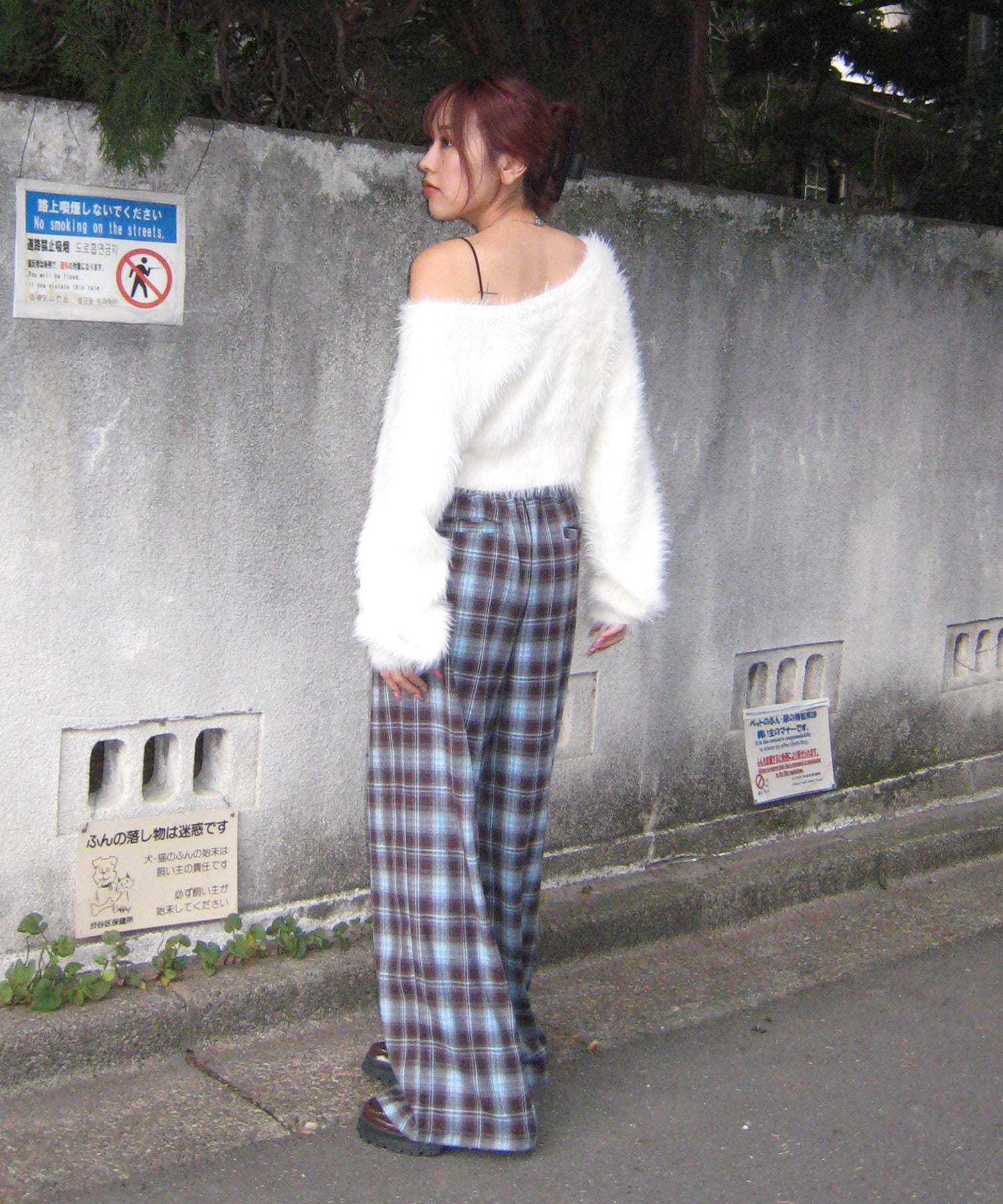 STAFF:158cm/COLOR:BROWN/SIZE:F