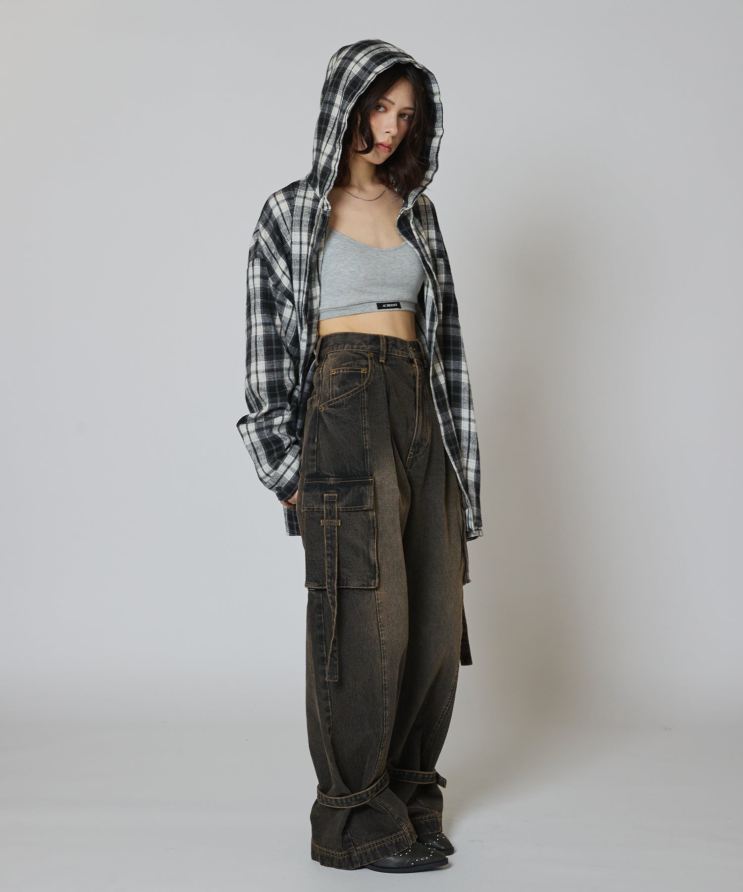 MODEL:163cm/COLOR:BLACK/SIZE:M