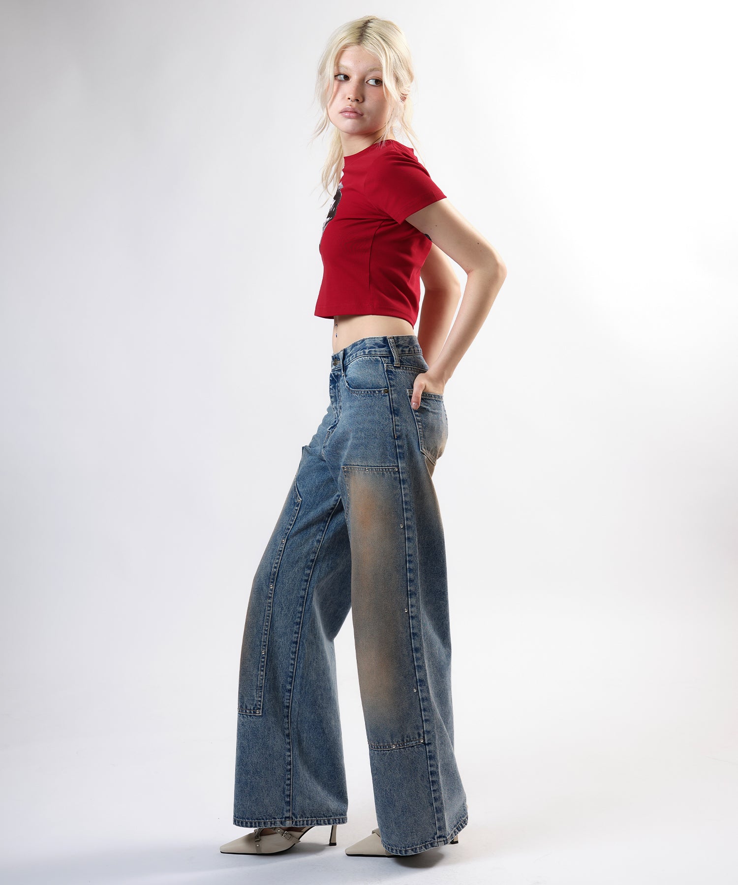 MODEL:170cm/COLOR:BEIGE/SIZE:L