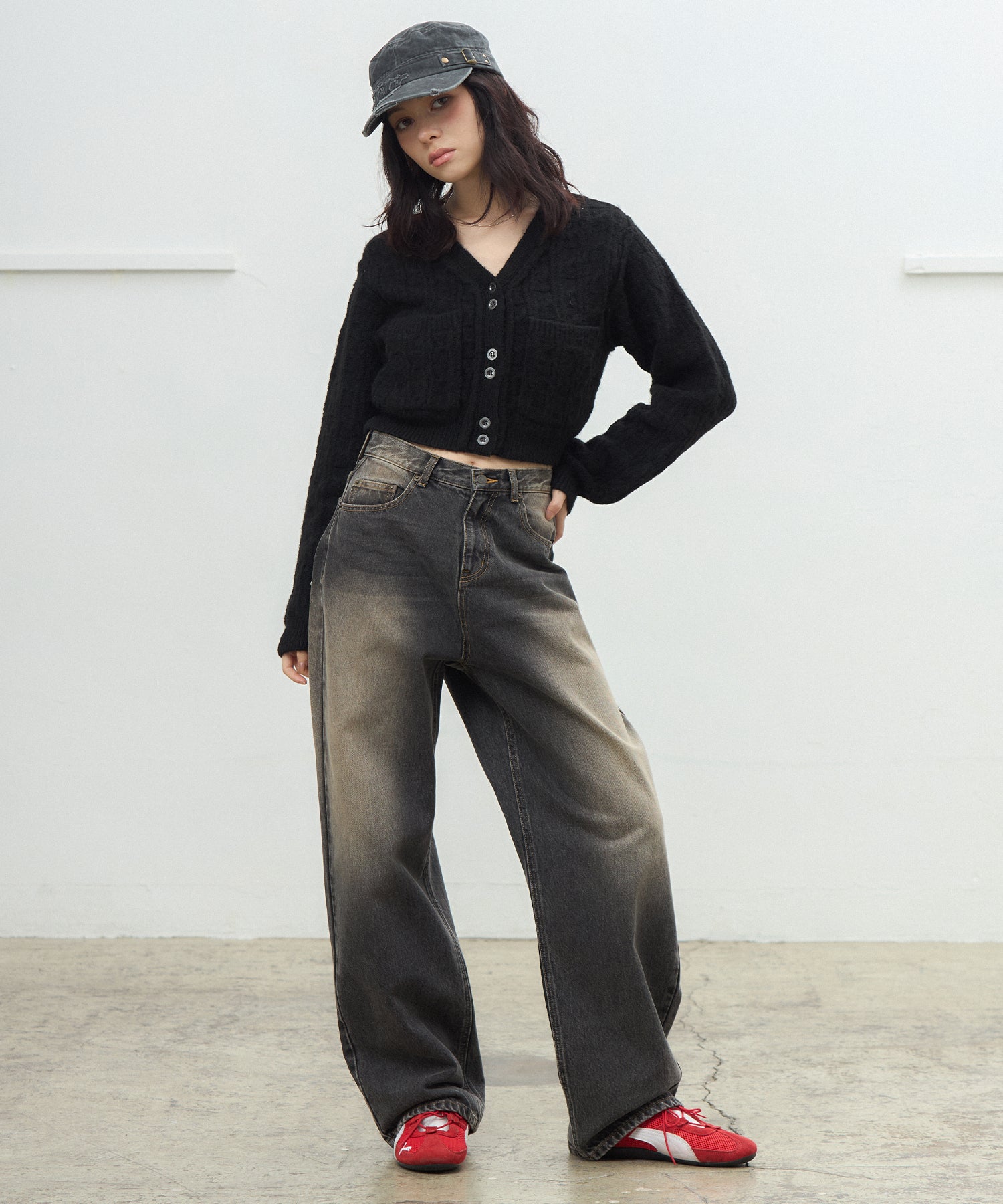 MODEL:163cm/COLOR:BLACK/SIZE:F