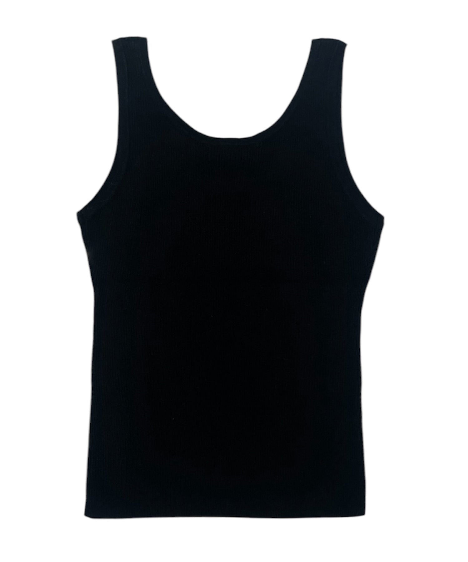 ロゴジャガードニットタンク