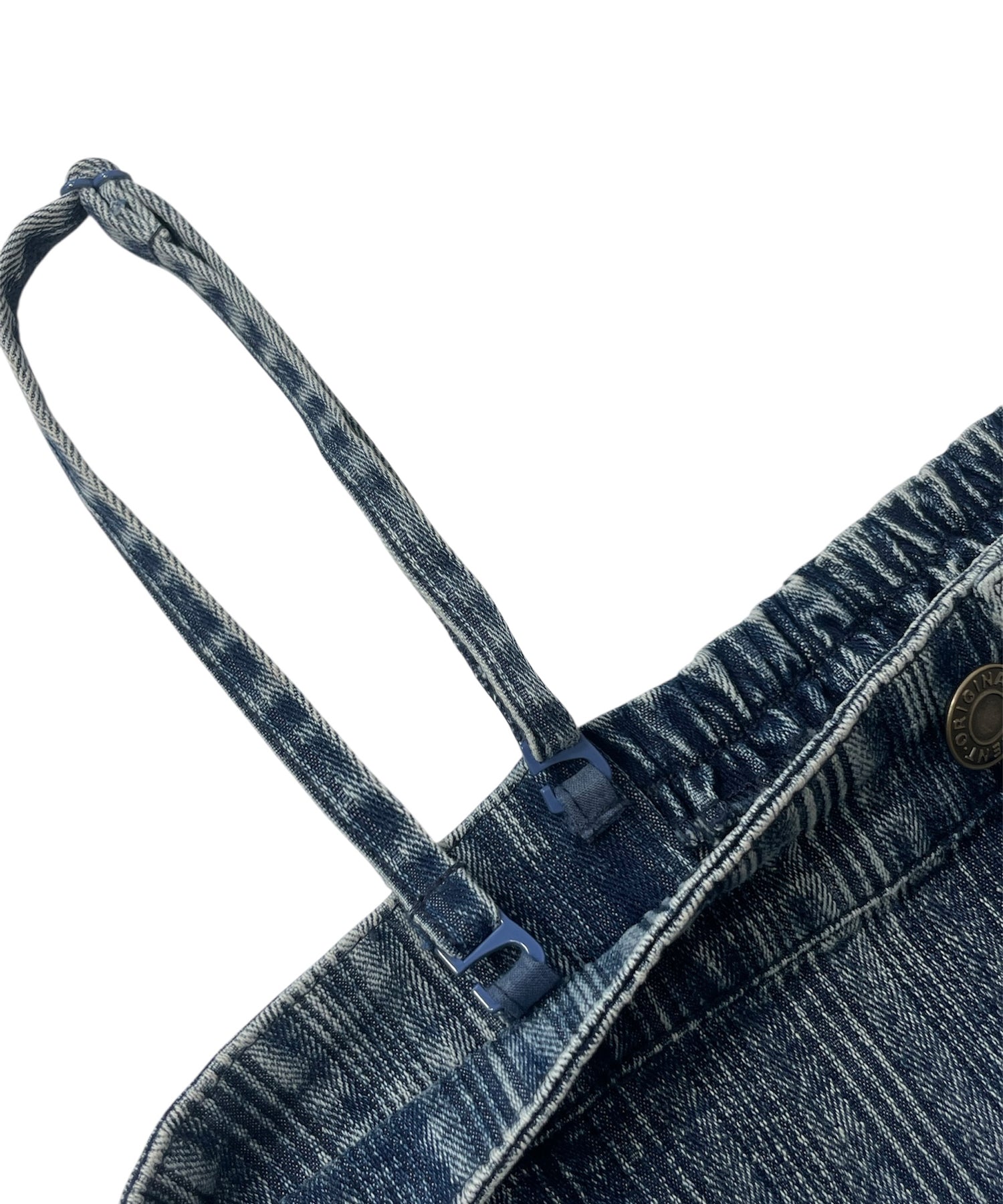 コンパクトストライプデニムキャミソール