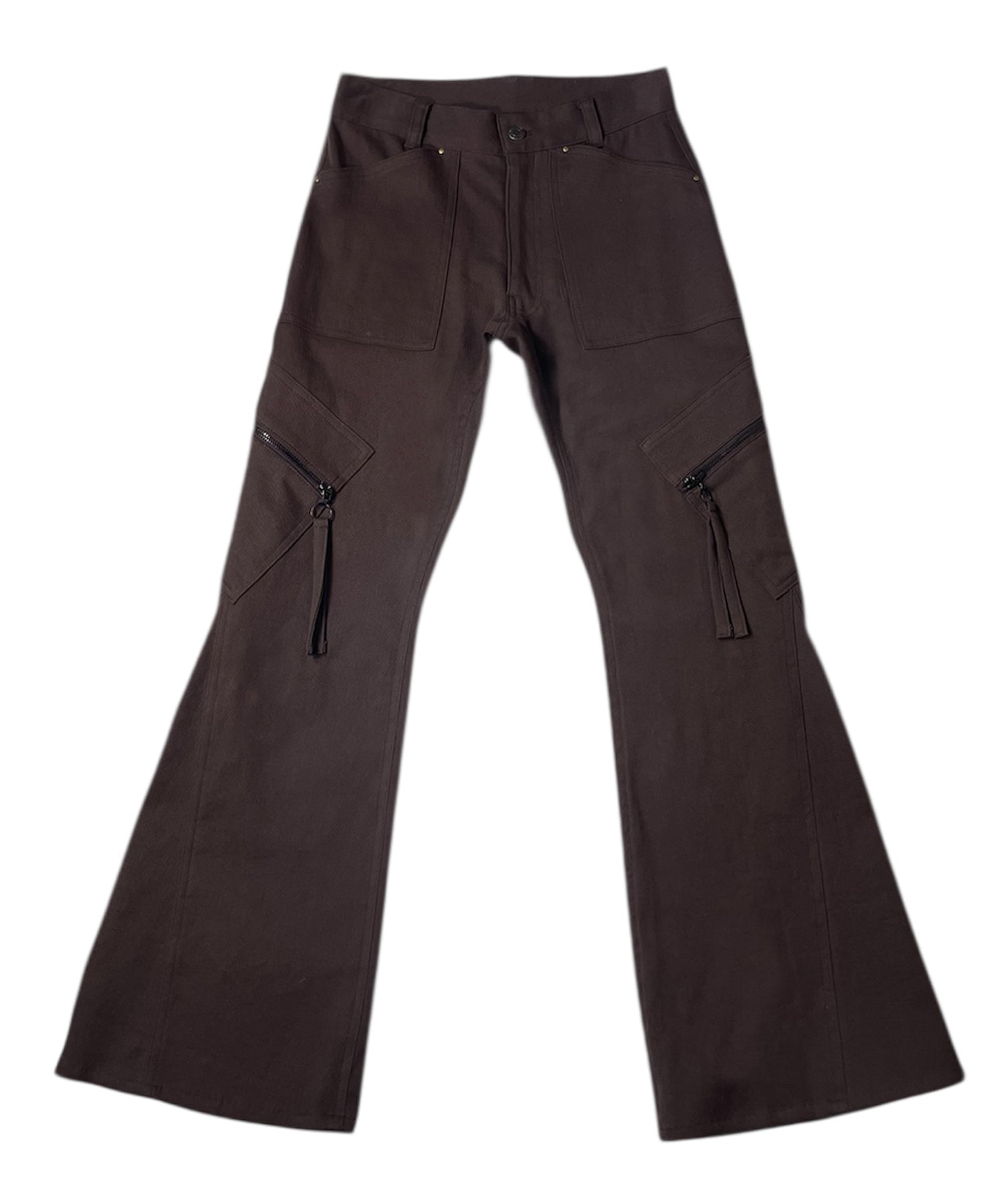 サイドポケットL/Wフレアパンツ