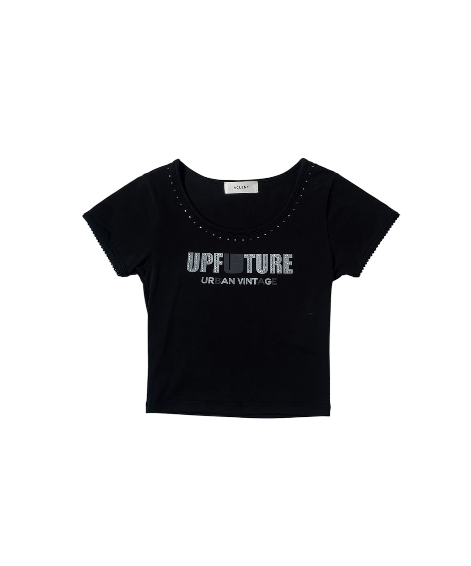 スタッズプリントロゴミニT