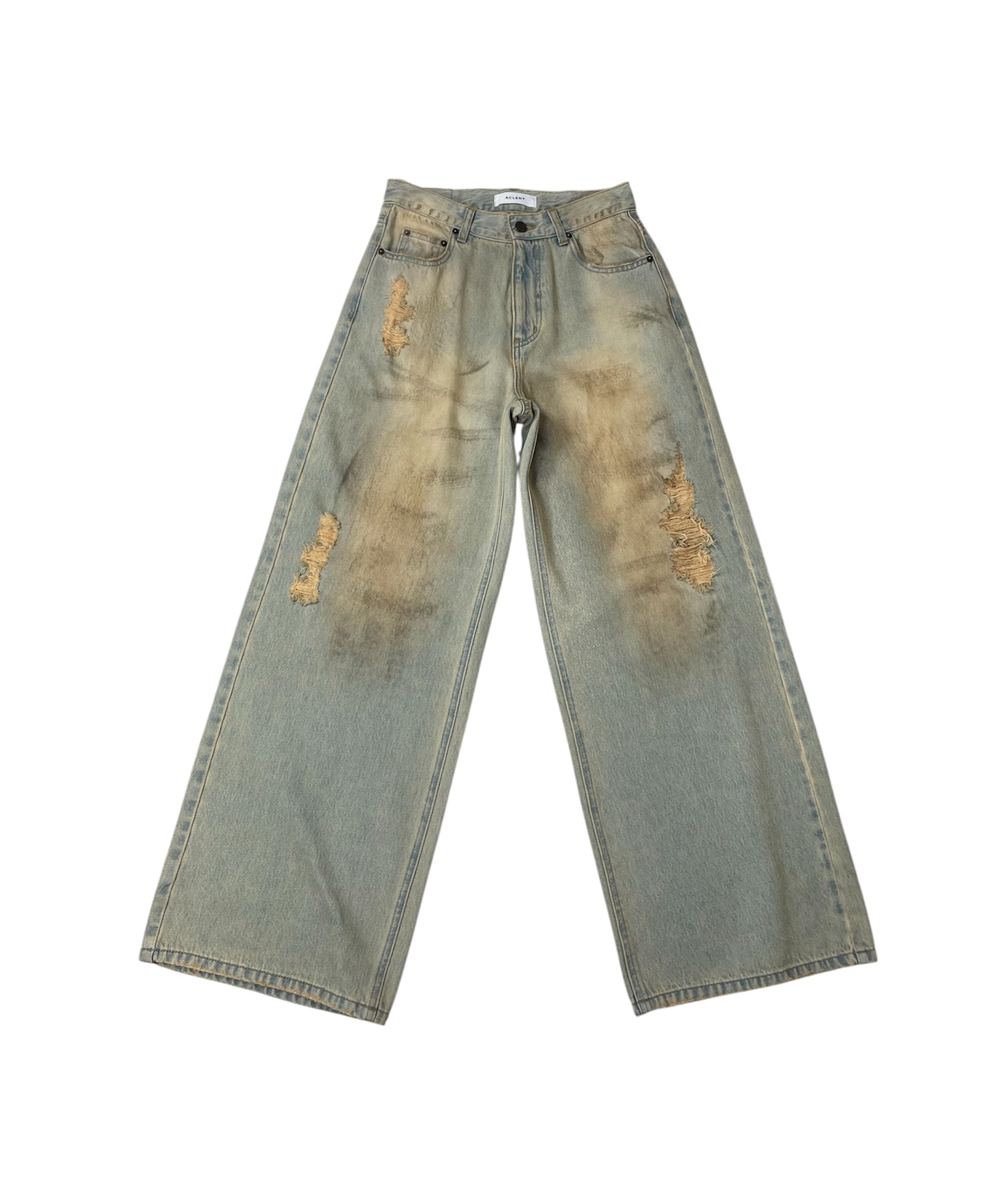 ダーティクラッシュJ/Wルーズデニムパンツ