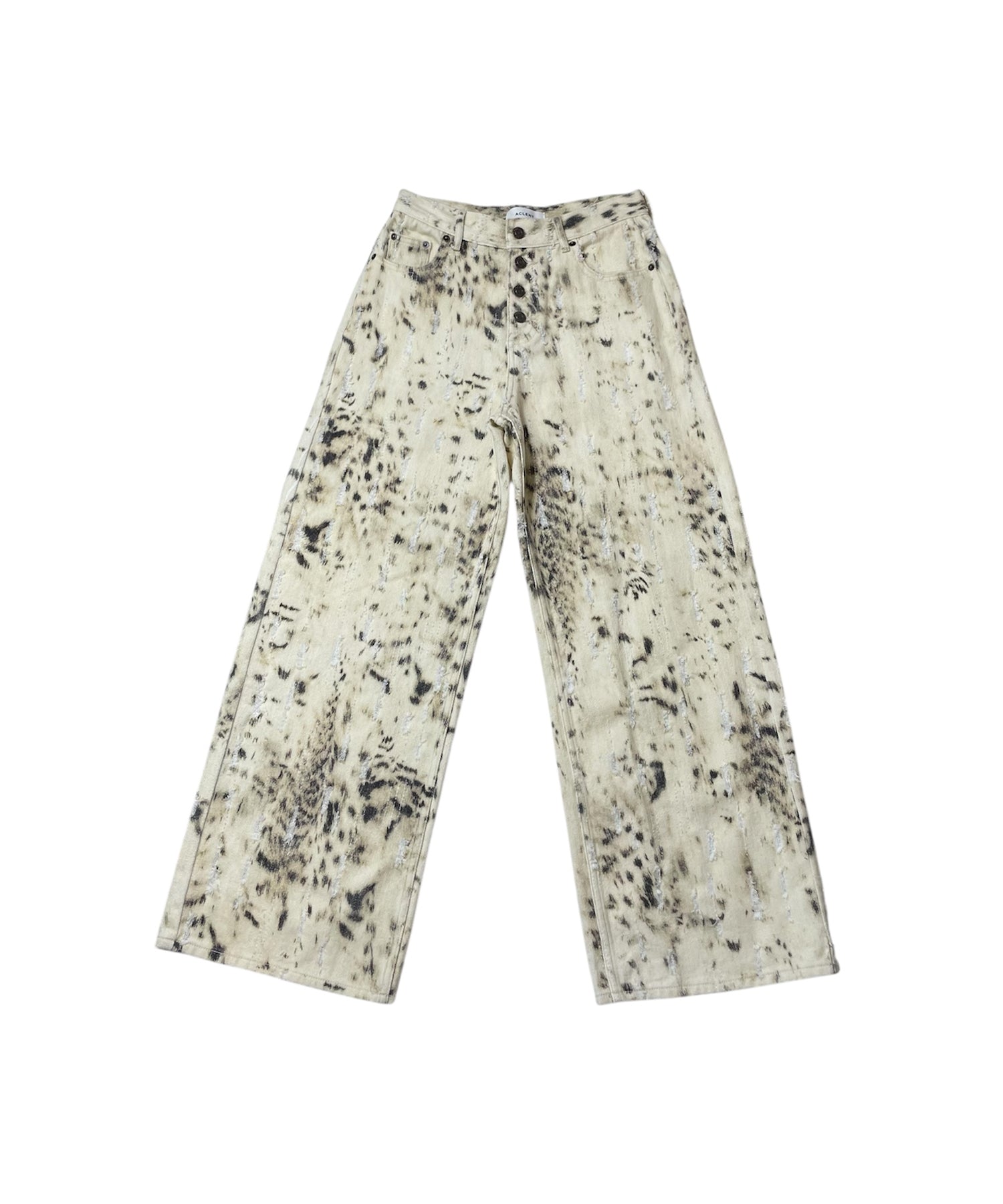 アニマルパターンJ/Wワイドストレートパンツ