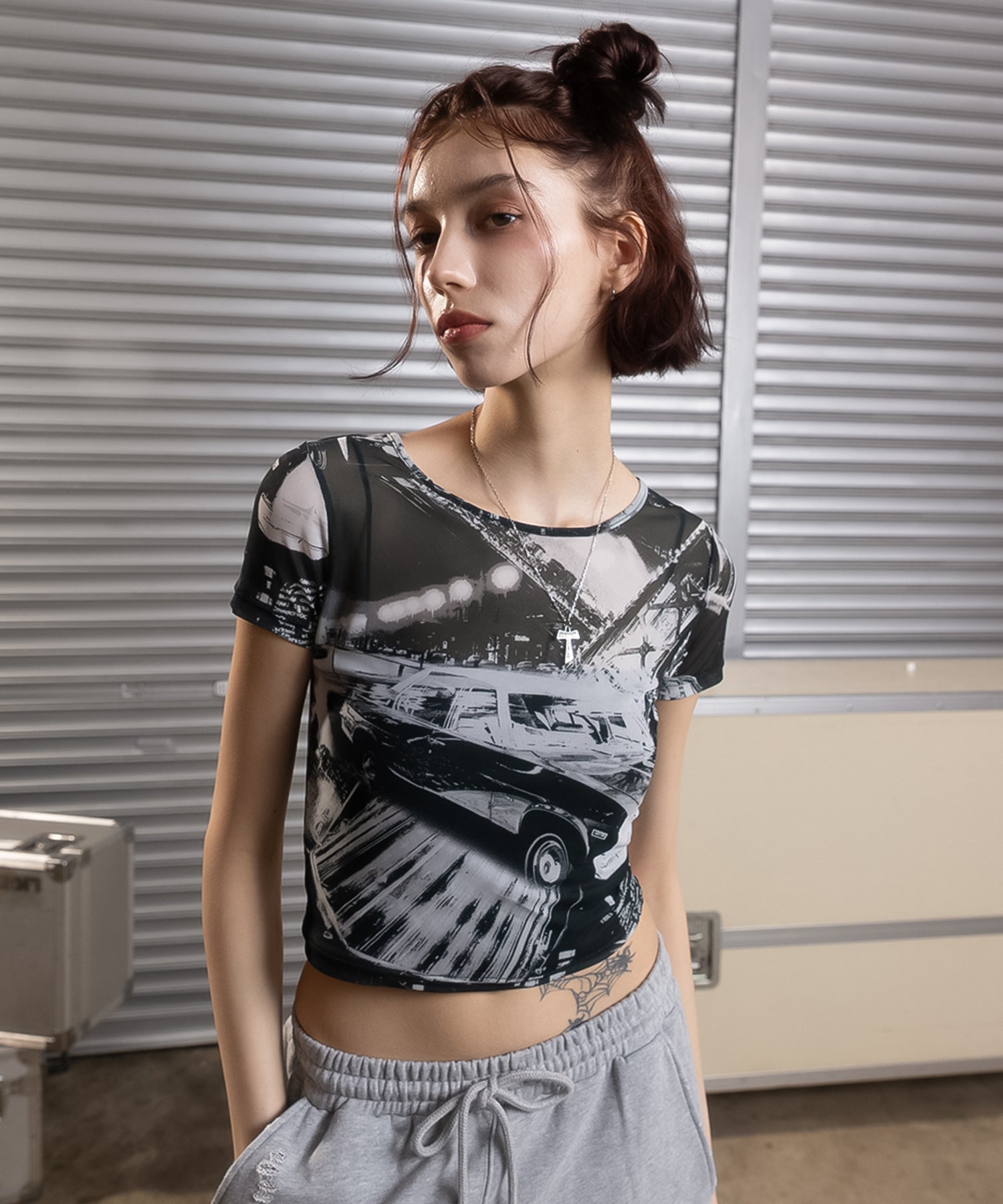 MODEL:172cm/COLOR:BLACK/SIZE:F