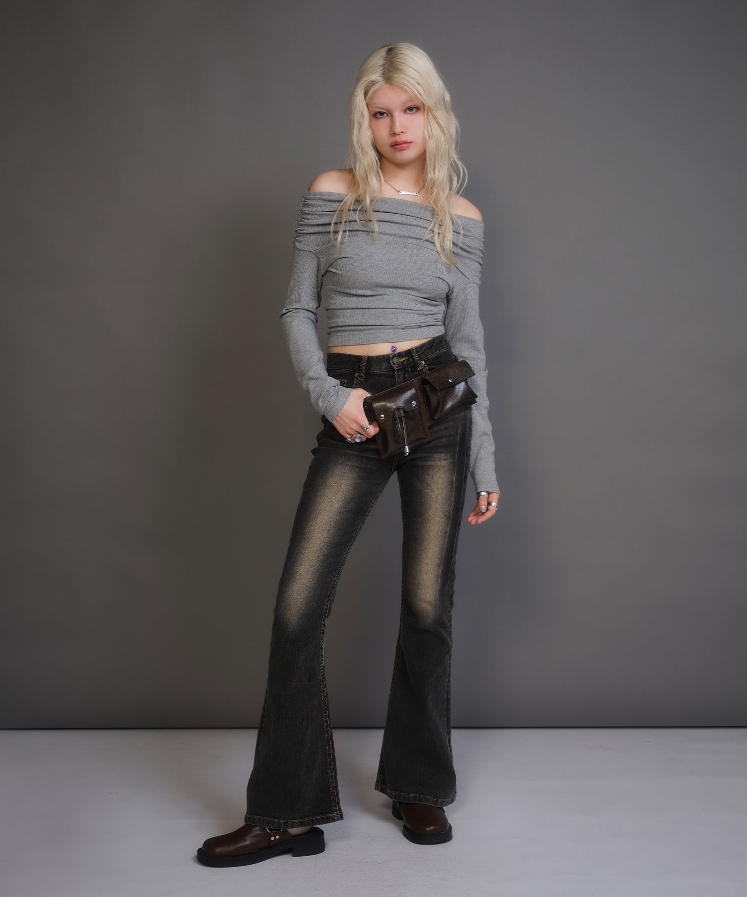 MODEL:170cm/COLOR:BLACK/SIZE:M