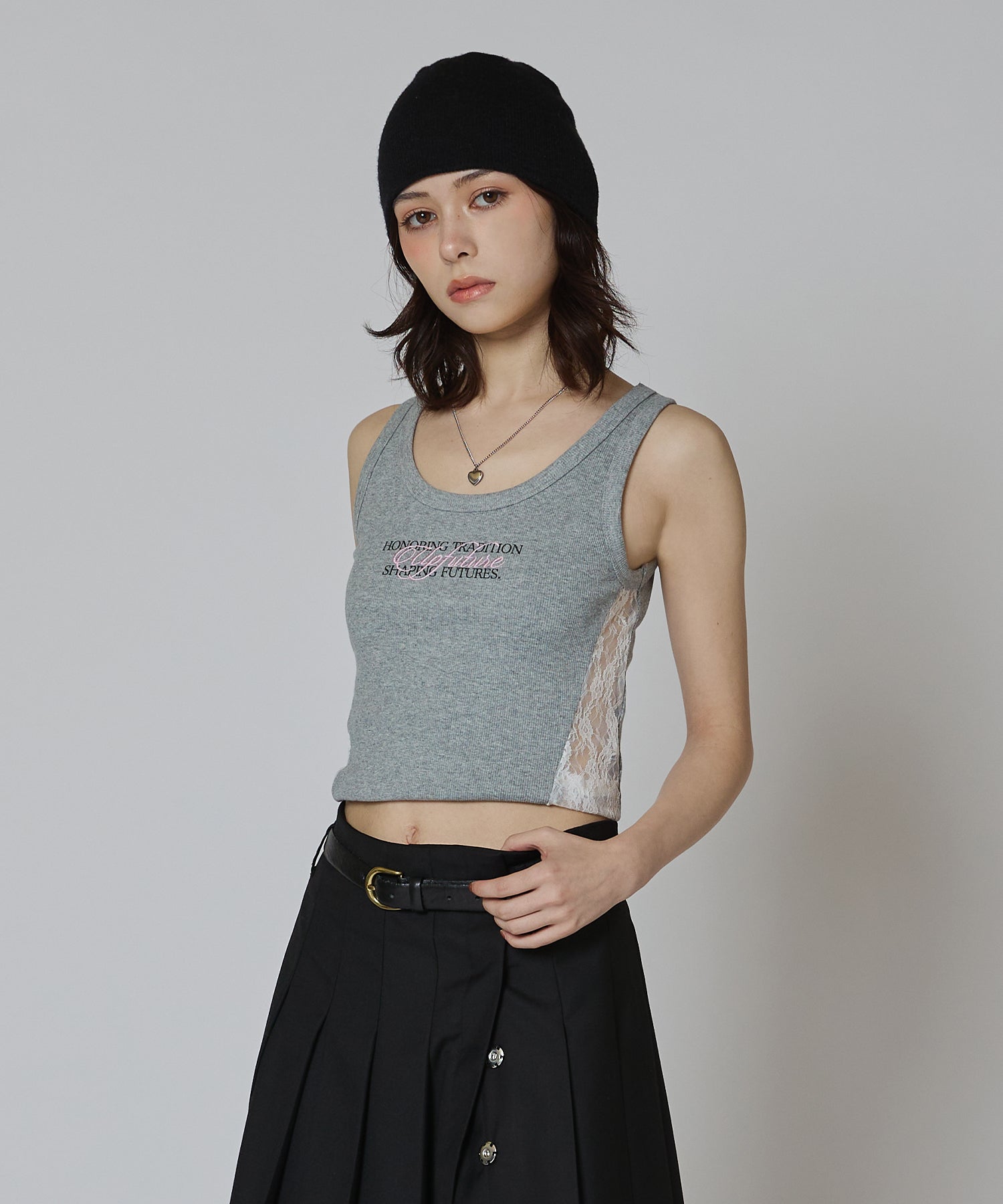 MODEL:163cm/COLOR:GRAY/SIZE:F