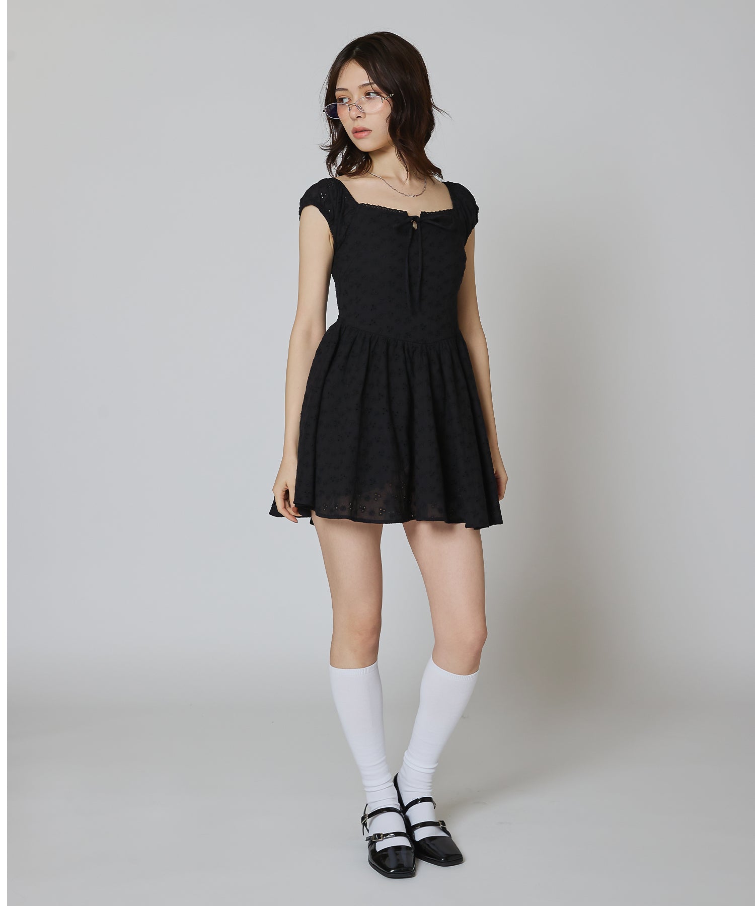 MODEL:163cm/COLOR:BLACK/SIZE:S