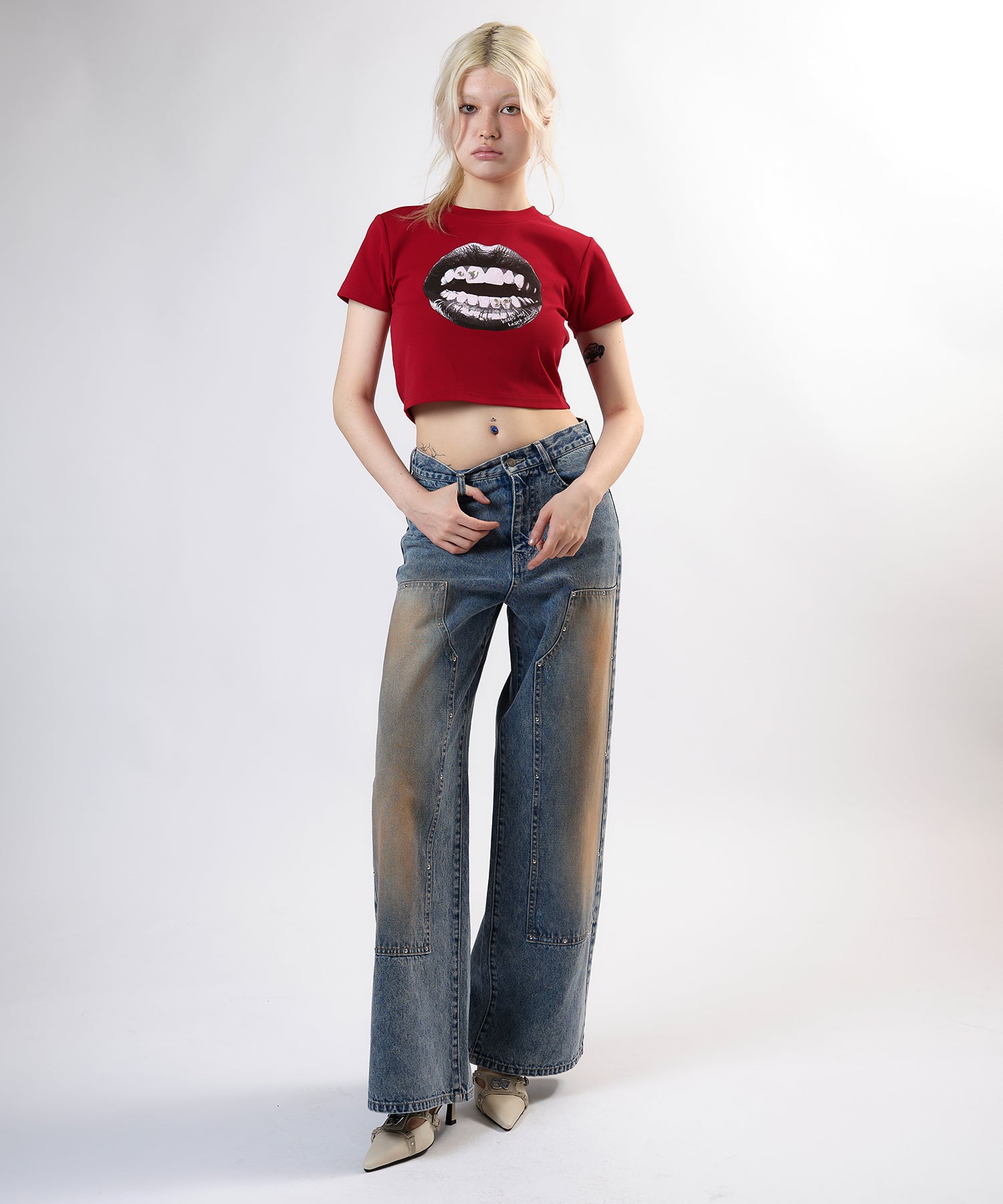 MODEL:170cm/COLOR:BEIGE/SIZE:L