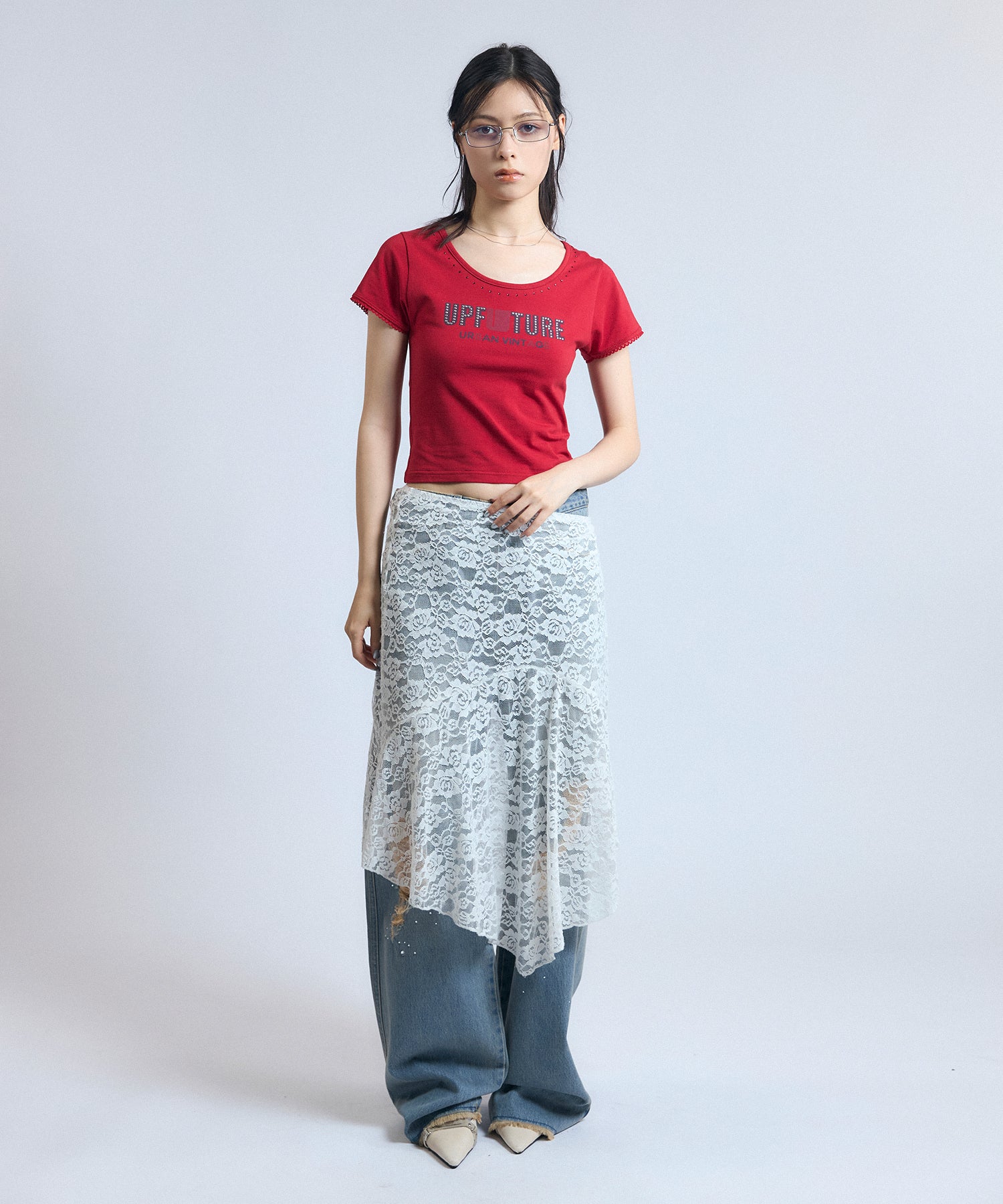 MODEL:163cm/COLOR:RED/SIZE:F