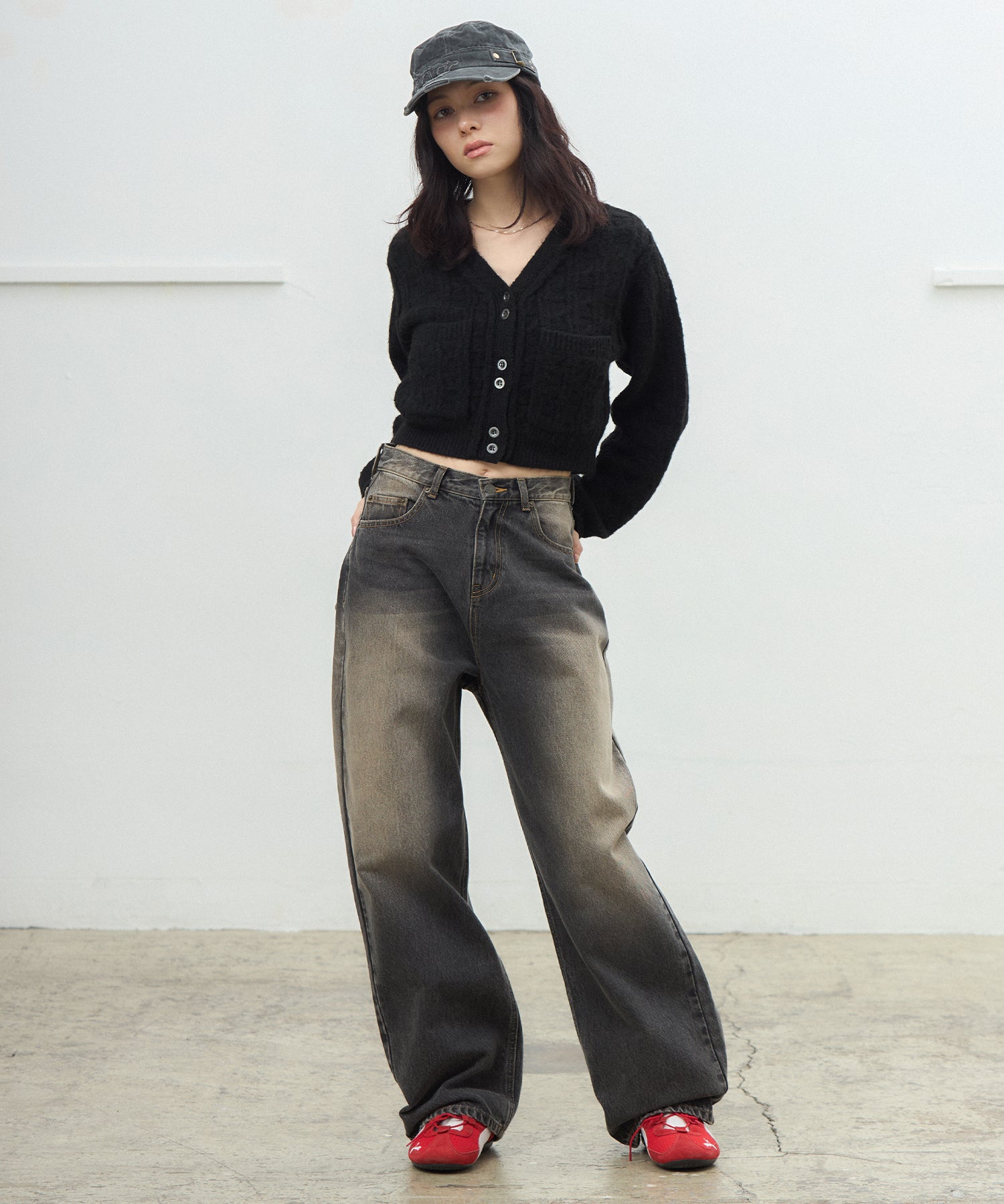 MODEL:163cm/COLOR:BLACK/SIZE:F