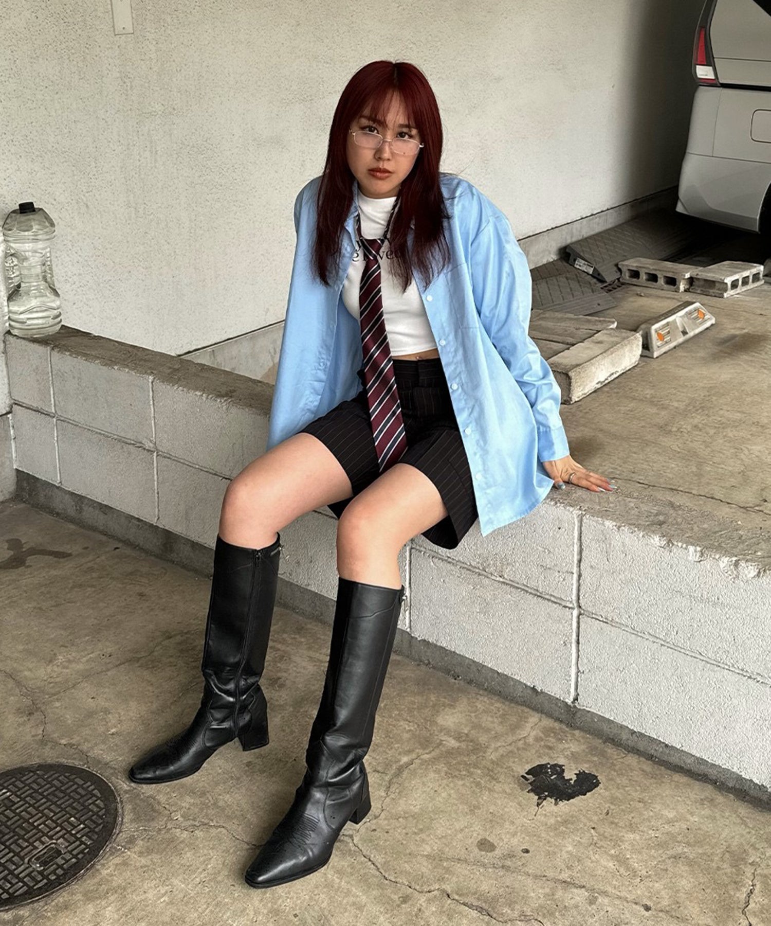 STAFF:159cm/COLOR:BLACK/SIZE:F