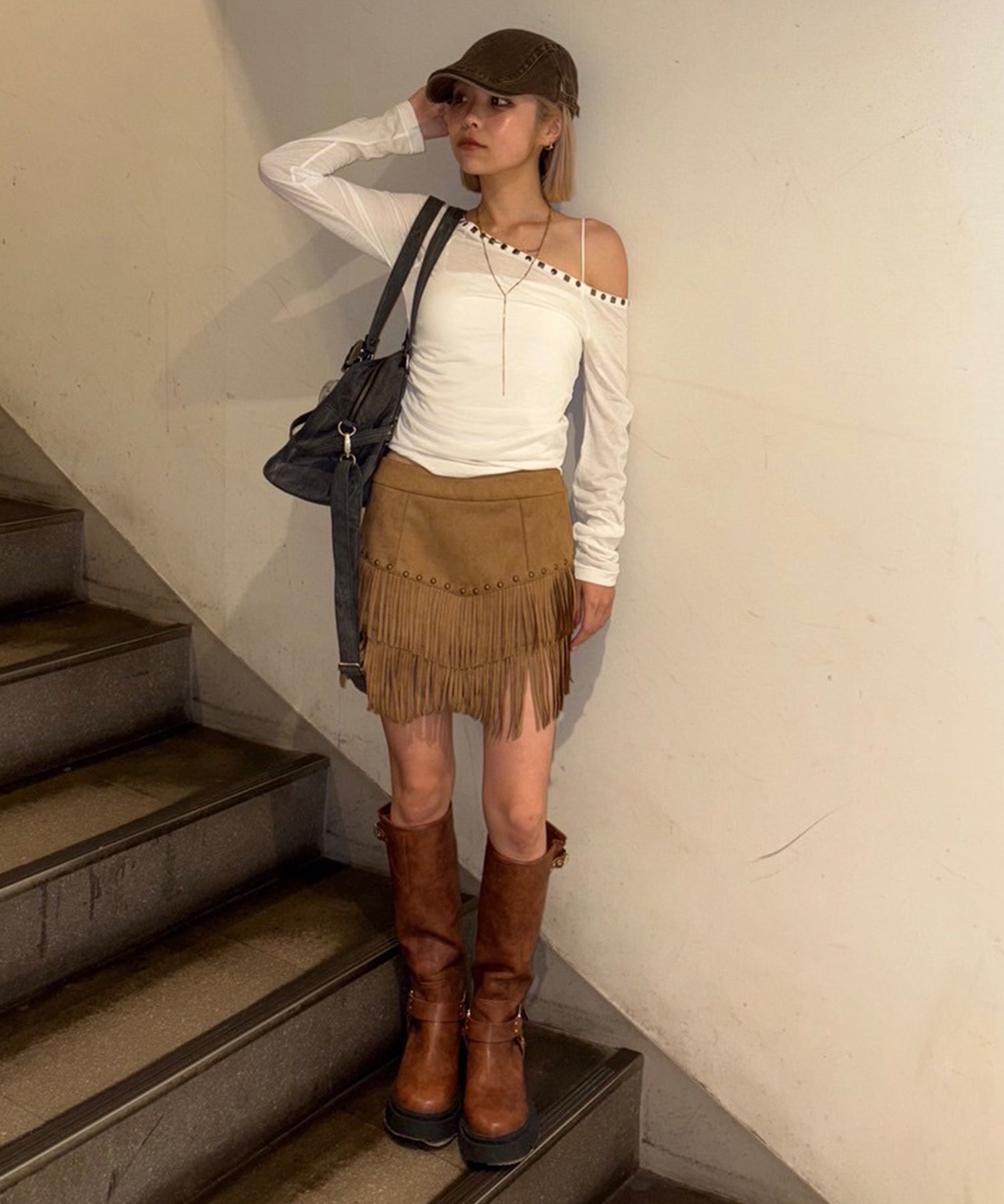 STAFF:154cm/COLOR:BEIGE/SIZE:S