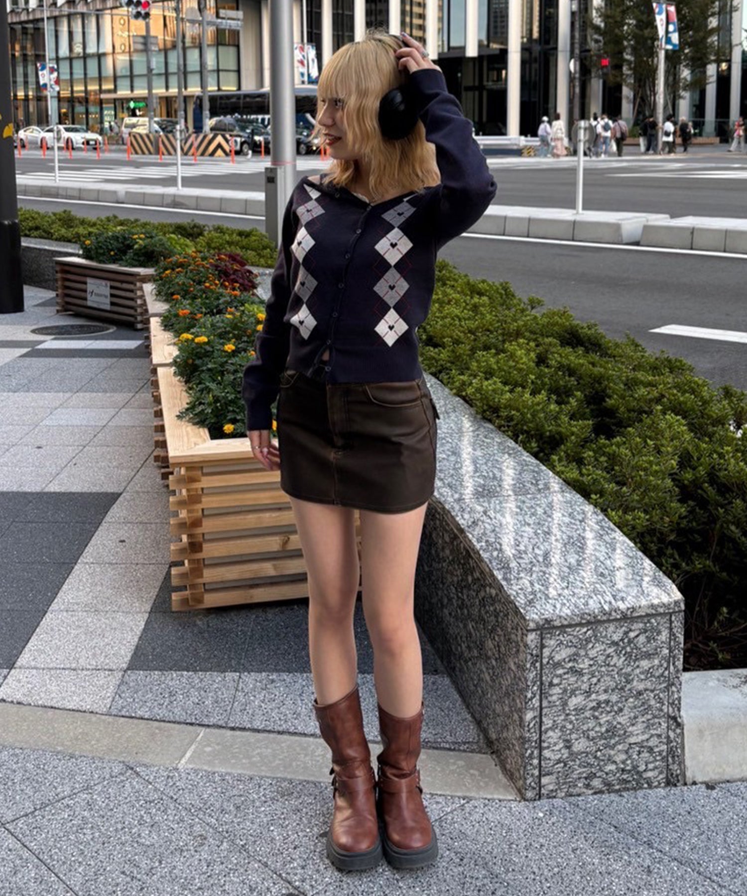 STAFF:151cm/COLOR:NAVY/SIZE:F